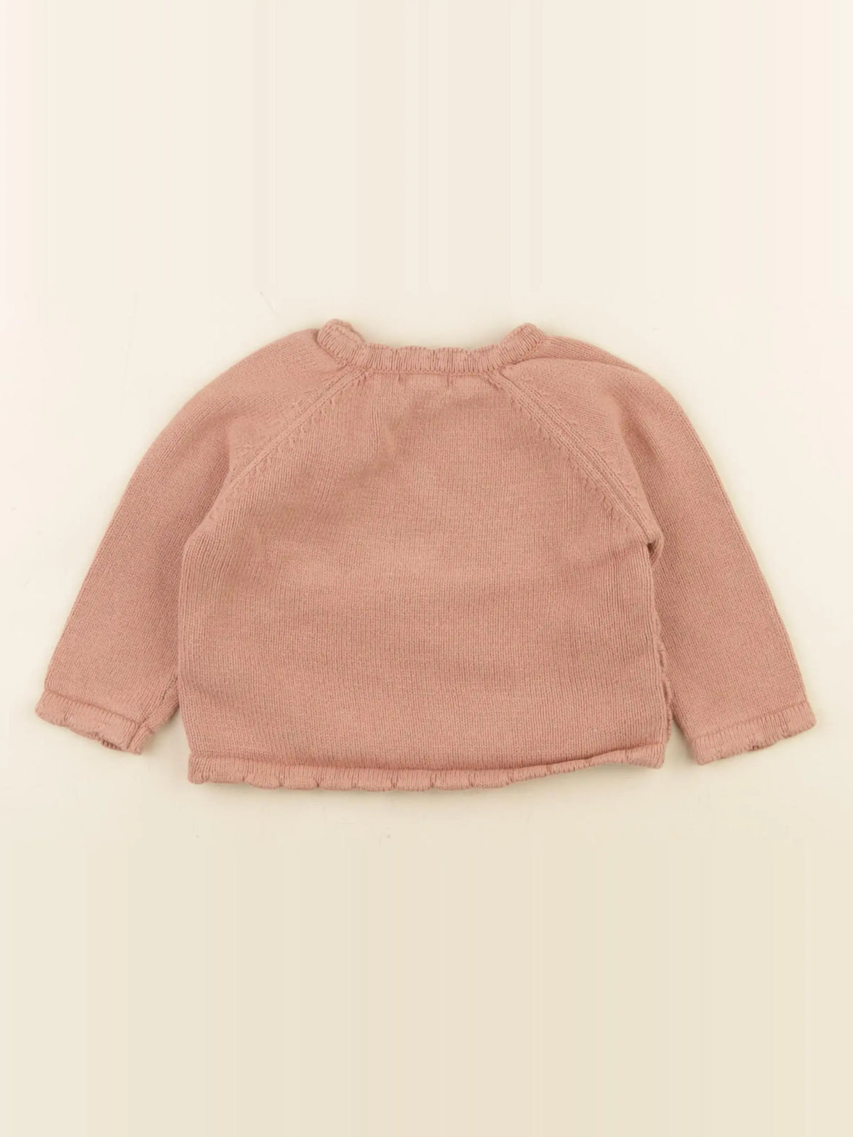 Vertbaudet - pull rose - 9 mois