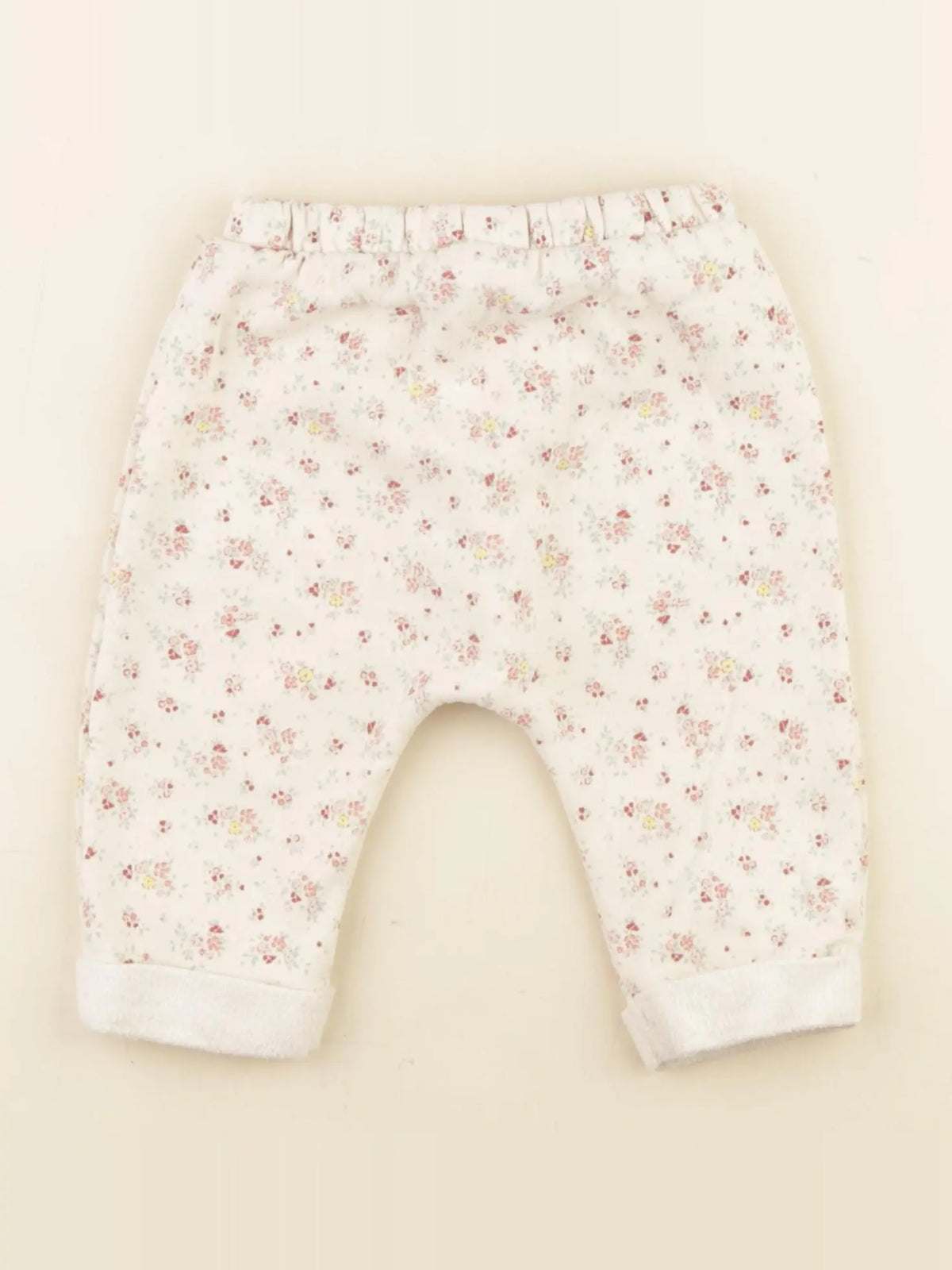 Vertbaudet - sarouel beige - 9 mois