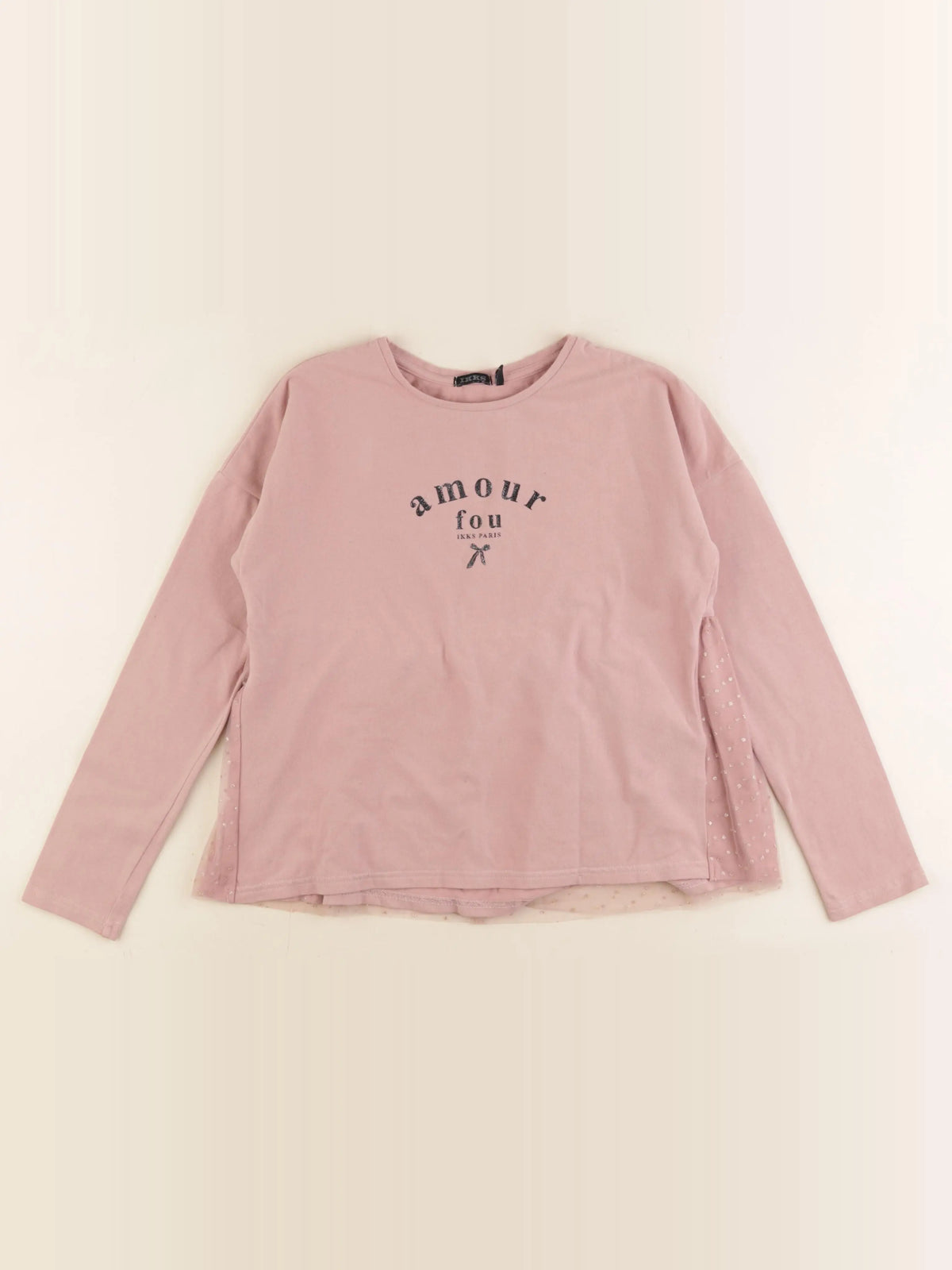 IKKS - tee-shirt rose - 10 ans