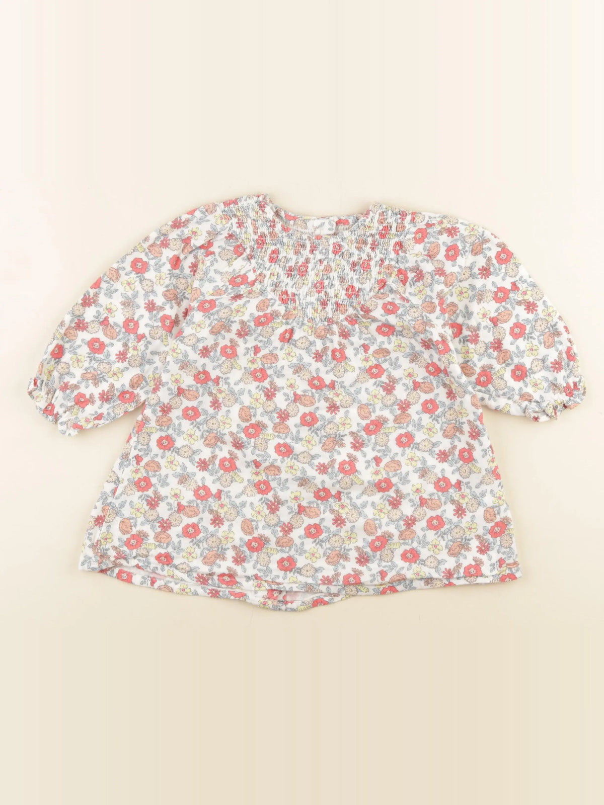 Vertbaudet - robe multicolore - 18 mois