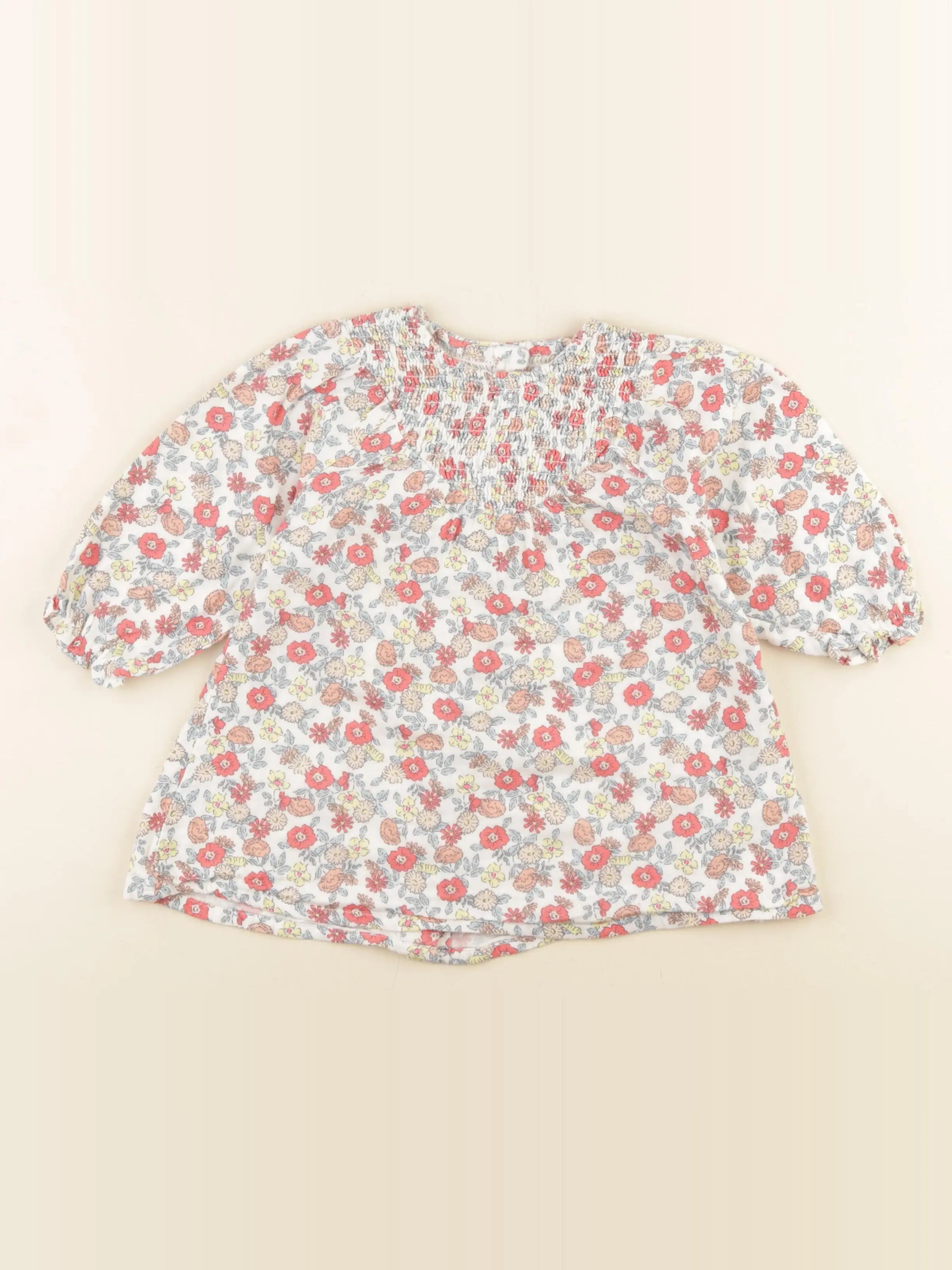 Vertbaudet - robe multicolore - 18 mois