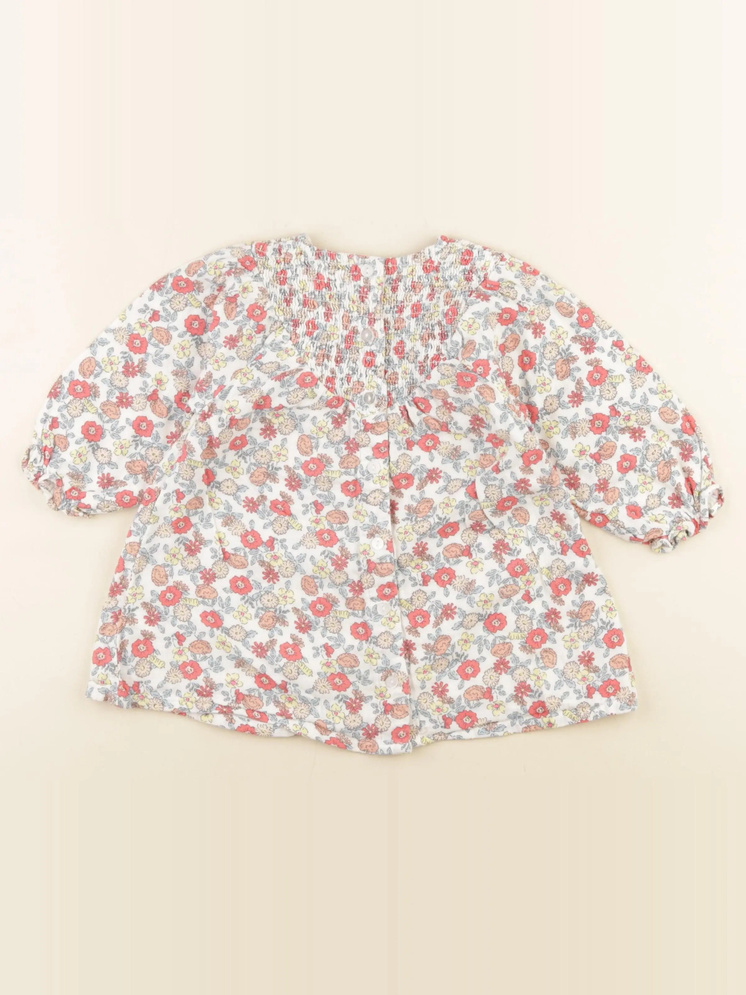 Vertbaudet - robe multicolore - 18 mois
