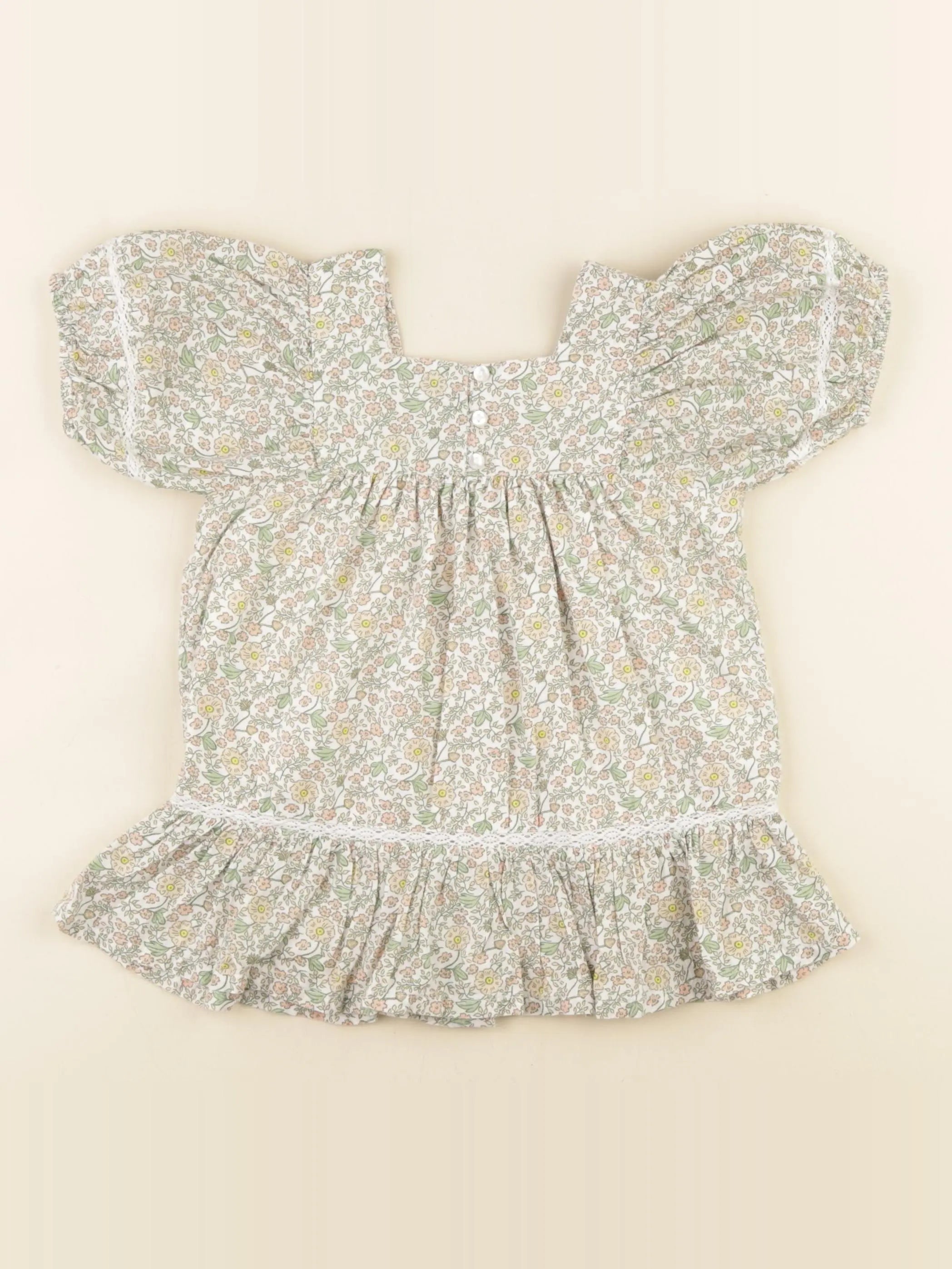 Vertbaudet - robe multicolore - 18 mois