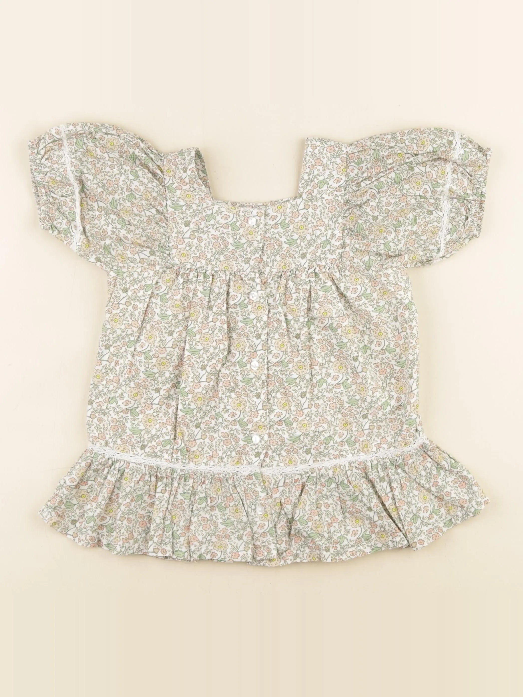 Vertbaudet - robe multicolore - 18 mois