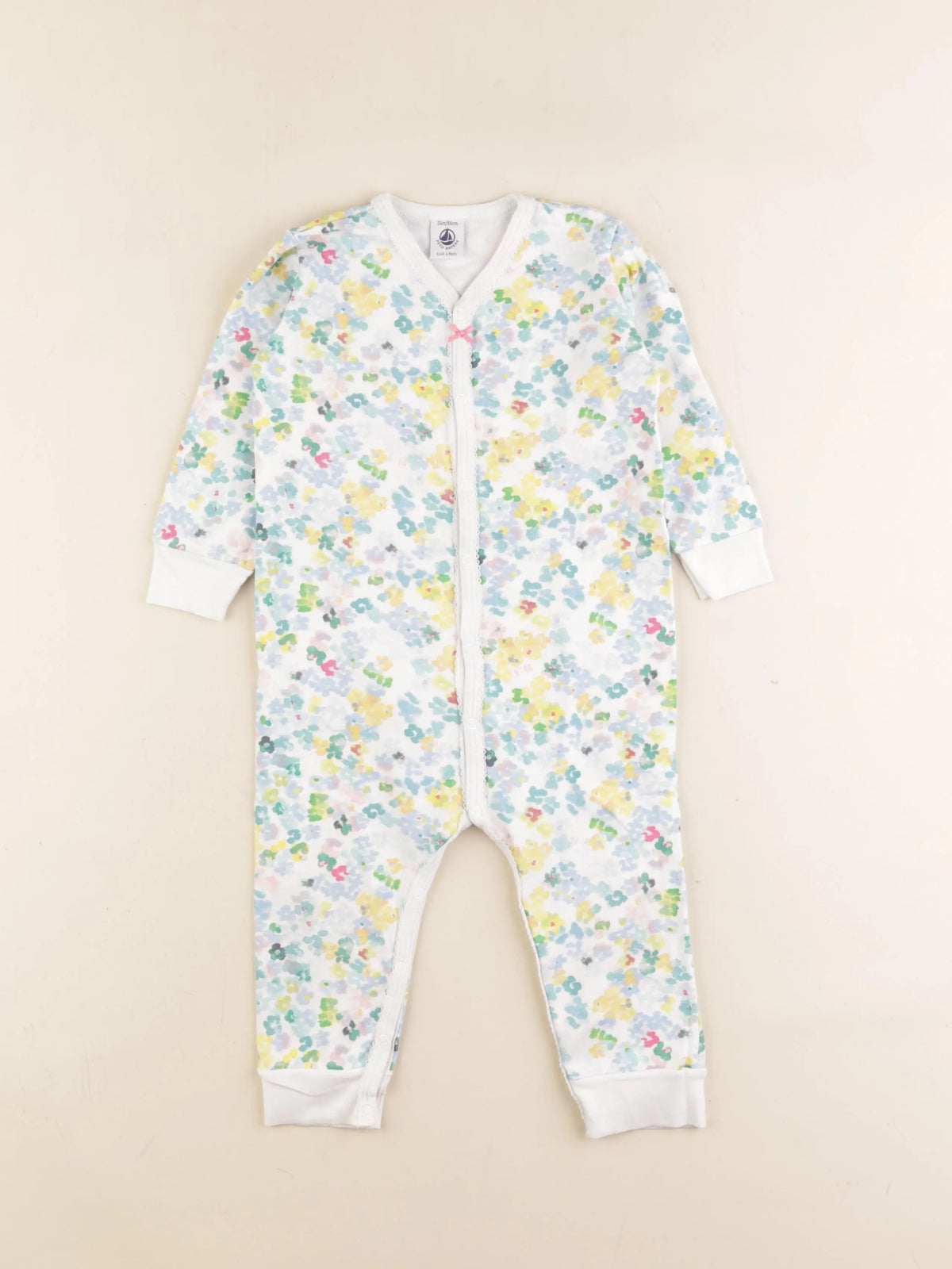 Petit Bateau - pyjama coton multicolore - 24 mois