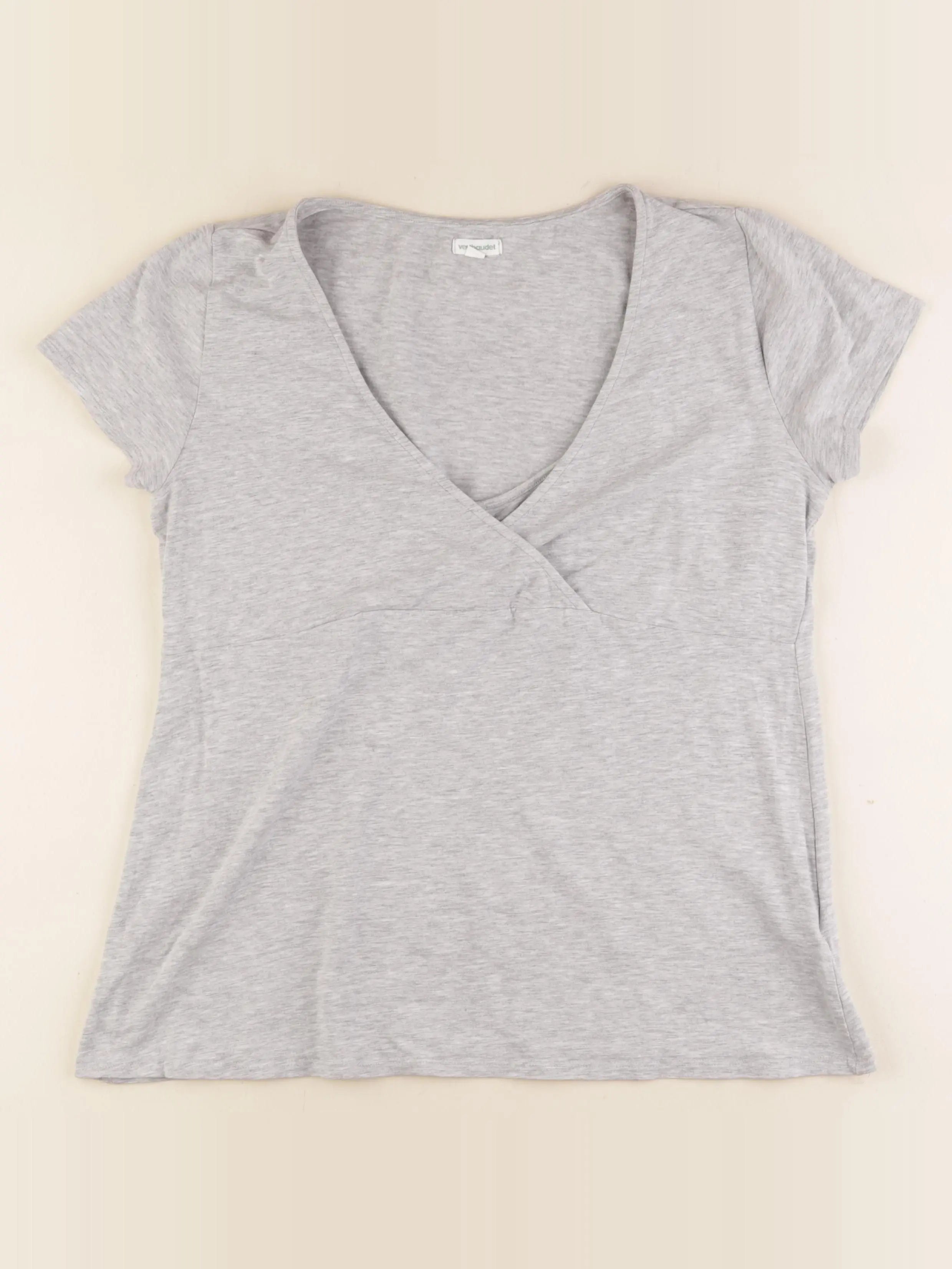 Vertbaudet - tee-shirt allaitement gris - 42 à 44