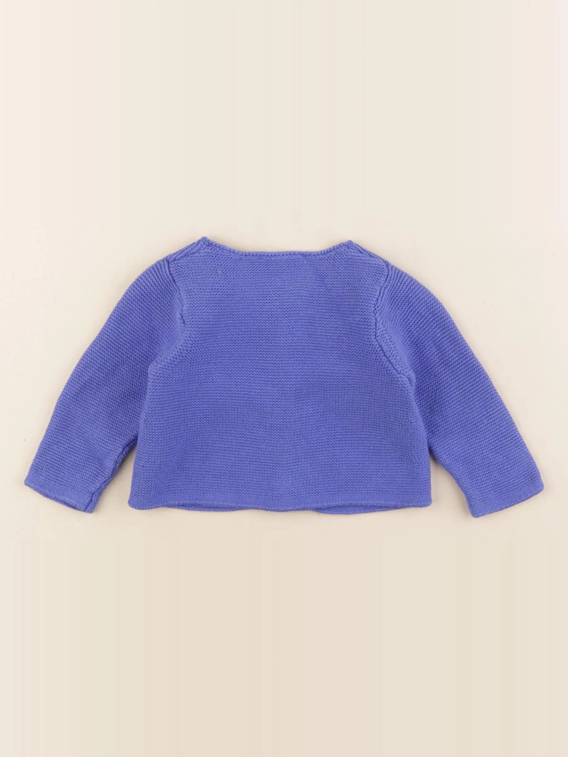 Jacadi - gilet bleu - 6 mois