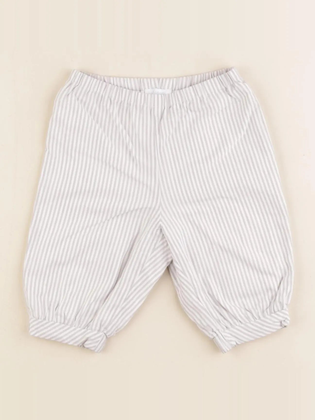 Jacadi - pantalon blanc, gris - 3 mois