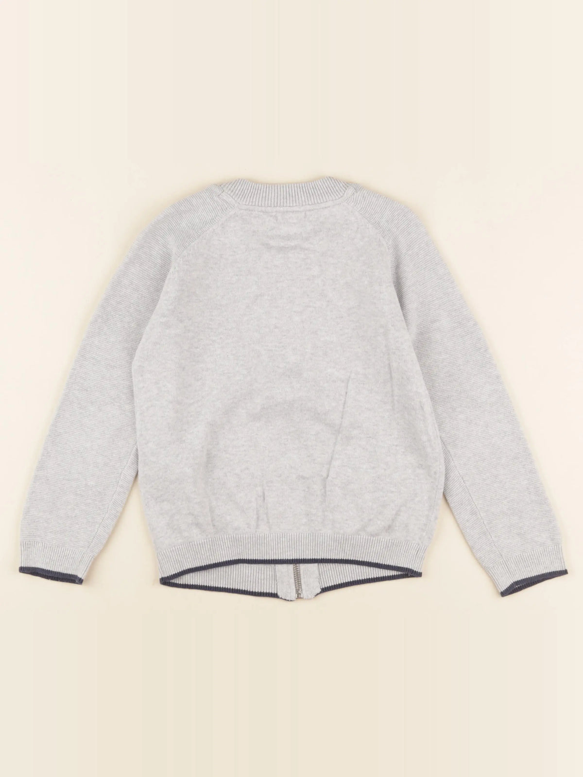 Vertbaudet - gilet gris - 6 ans