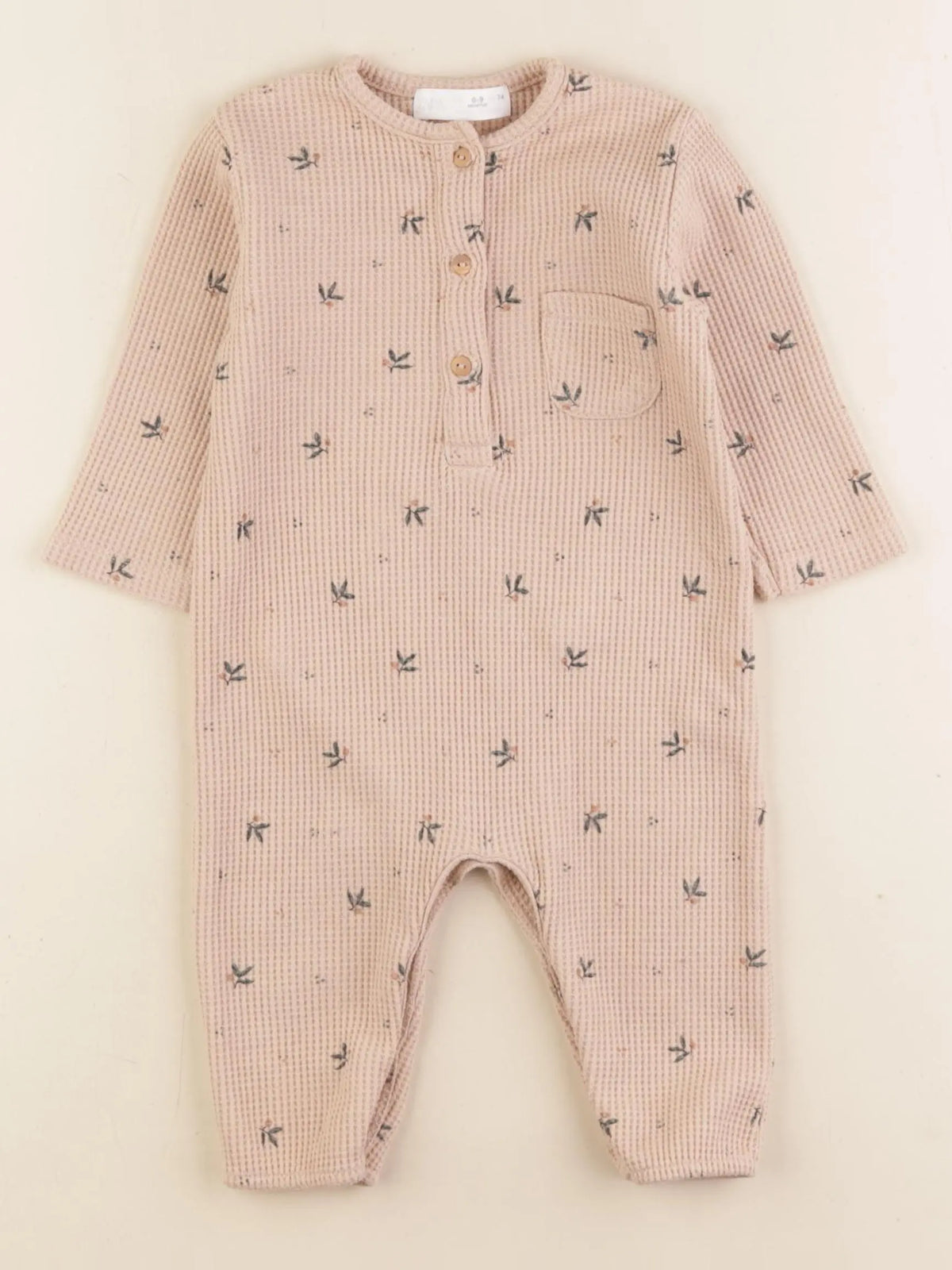 Zara - combinaison marron - 6/9 mois