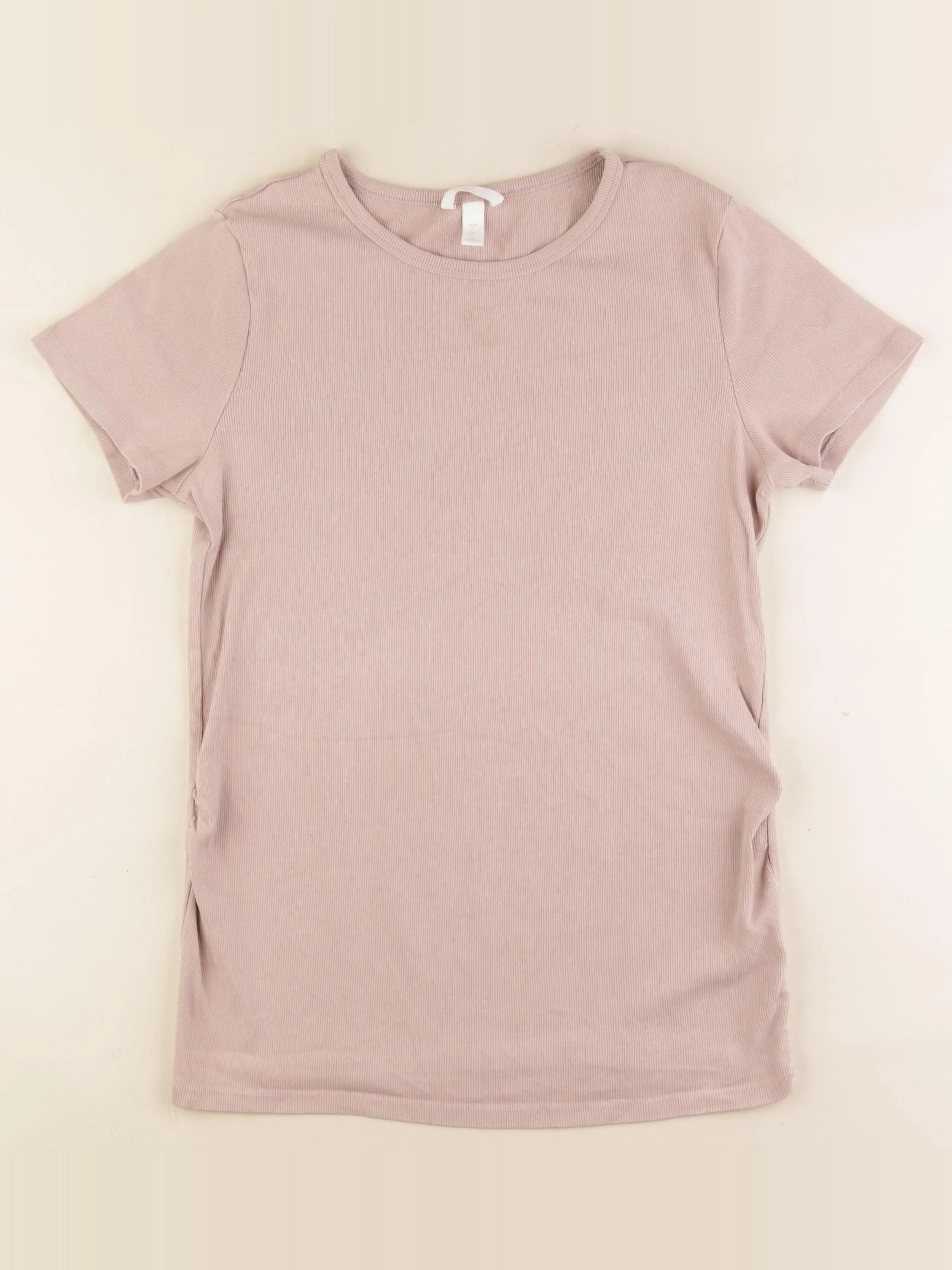 H&M - tee-shirt grossesse rose - 44 à 46