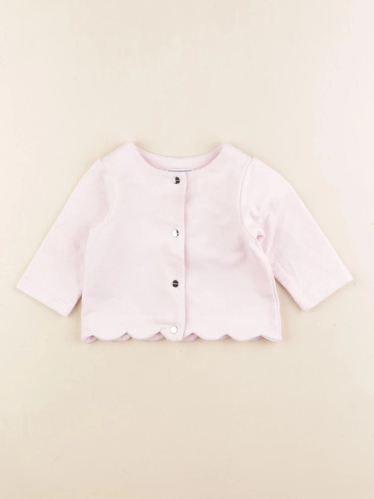 Jacadi - sweat rose - 6 mois