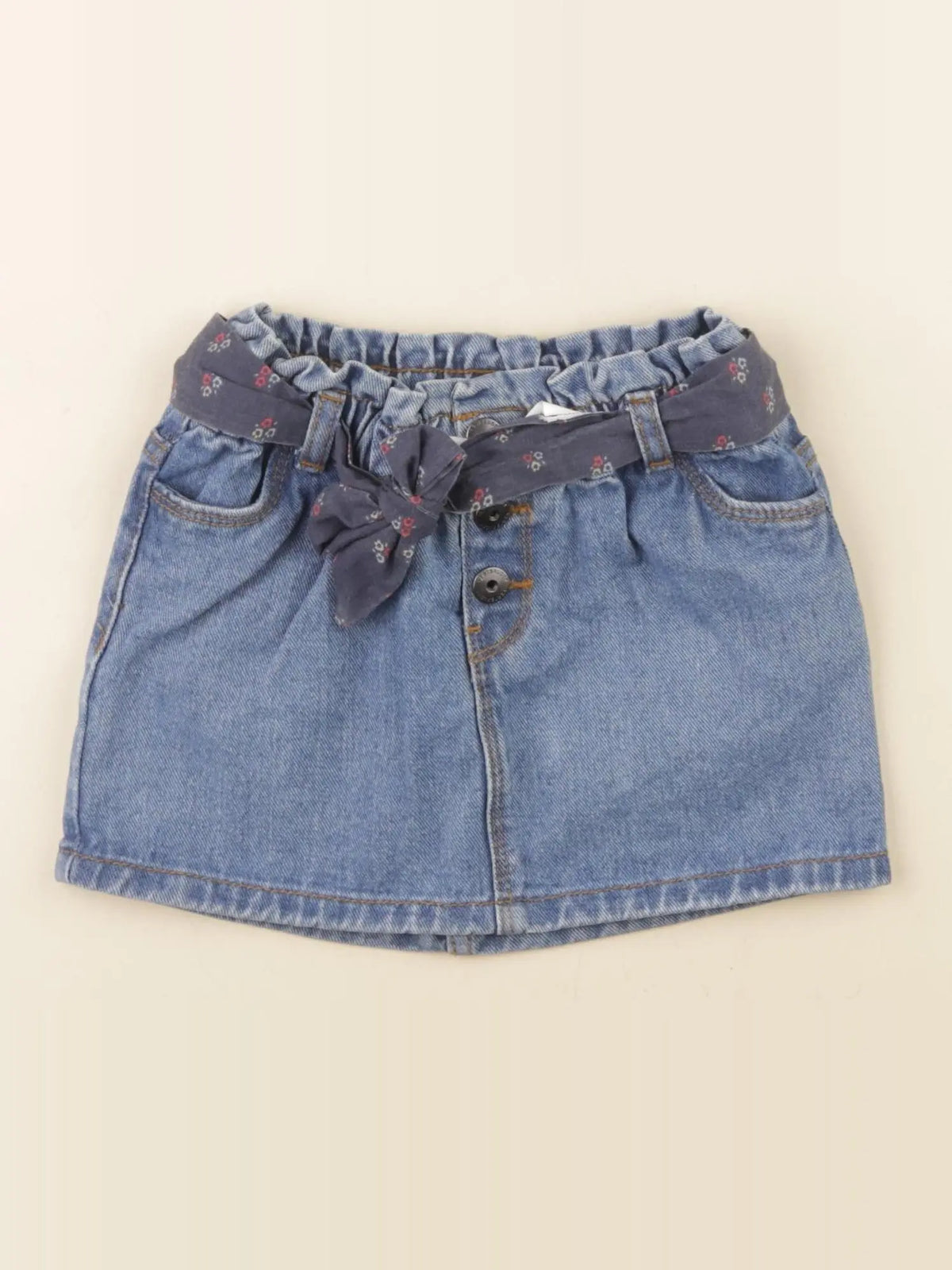 Vertbaudet - jupe bleu - 3 ans