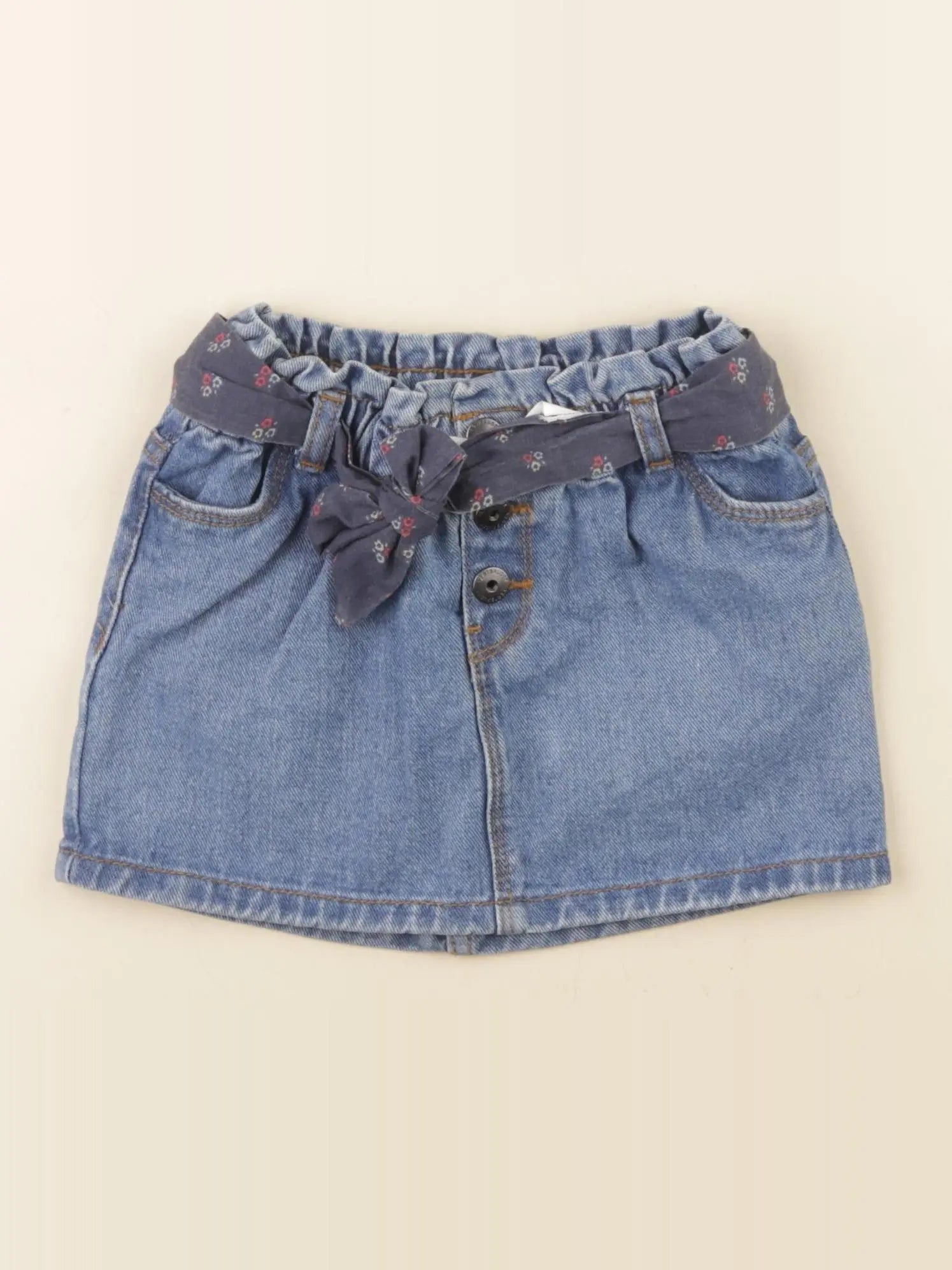 Vertbaudet - jupe bleu - 3 ans