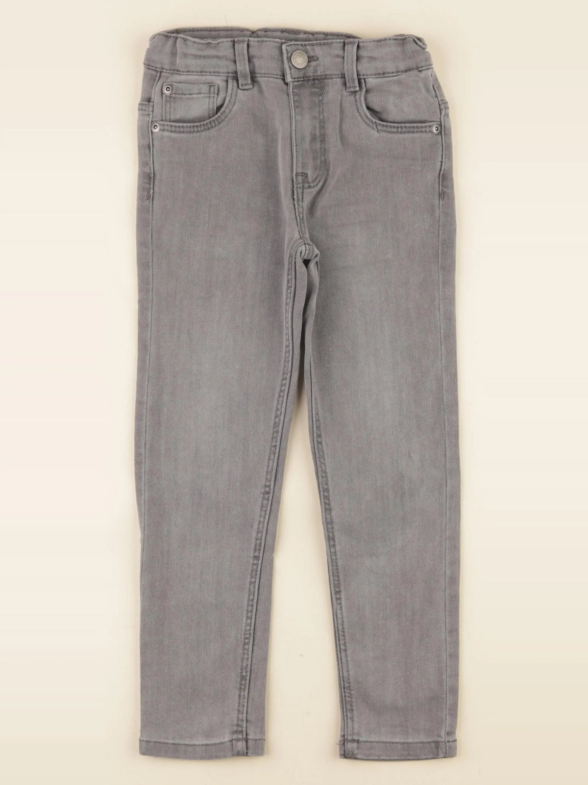 Vertbaudet - jean gris - 6 ans