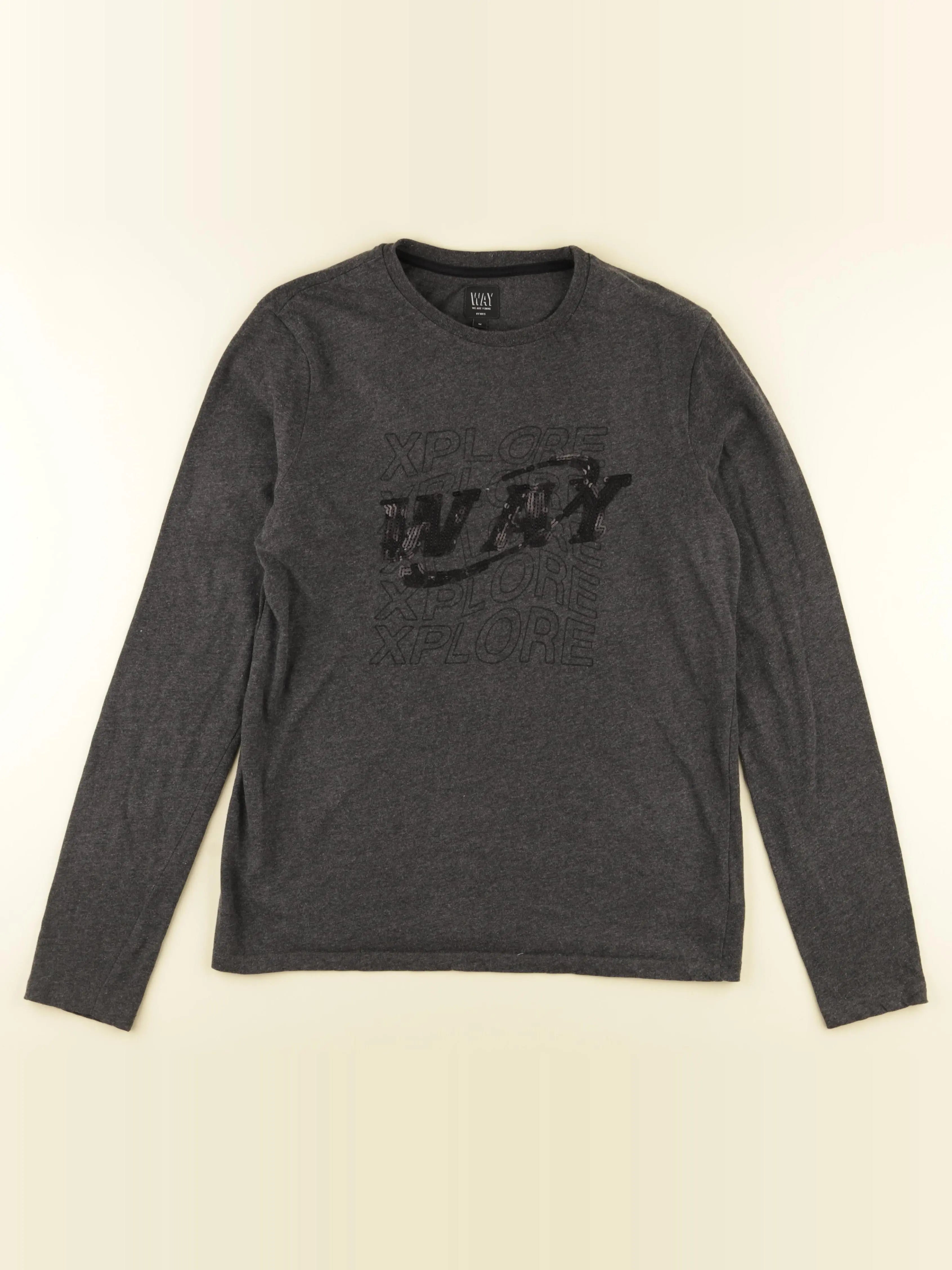 IKKS - tee-shirt gris - 16 ans