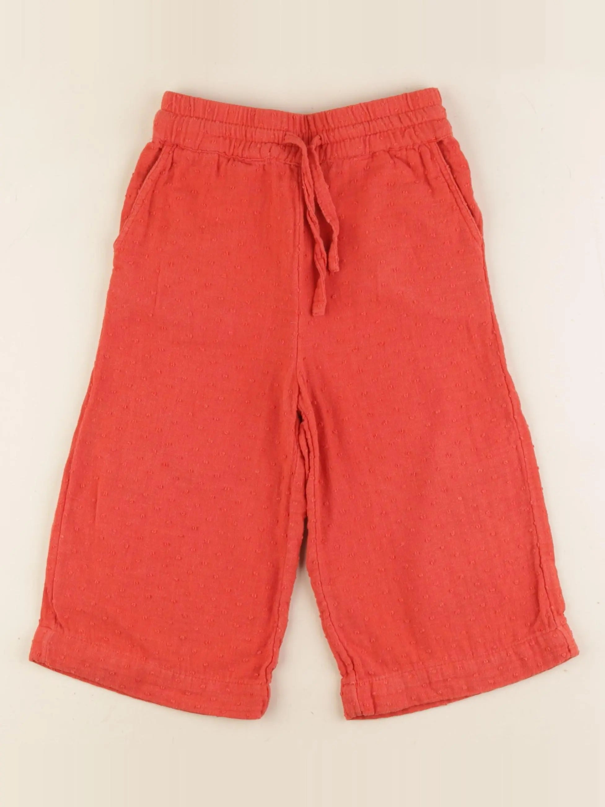 Monoprix - pantalon rouge - 3 ans