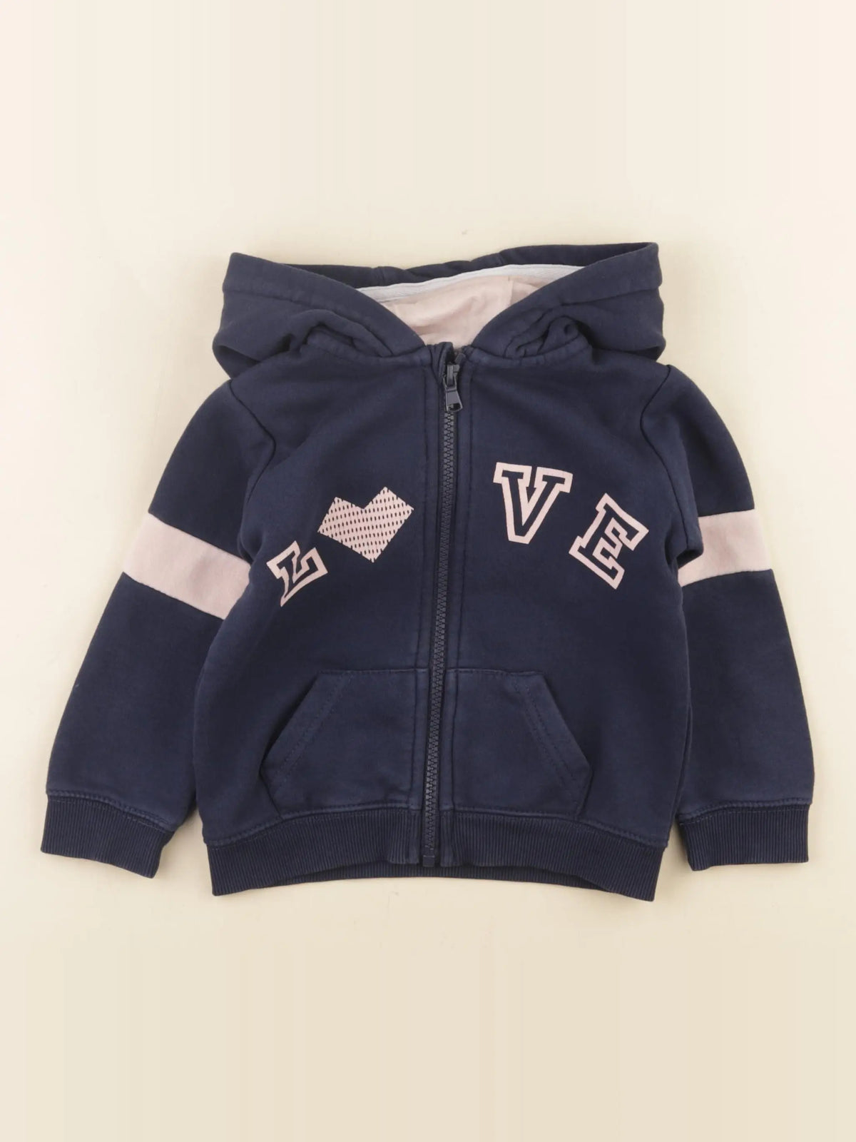 Vertbaudet - sweat bleu - 3 ans