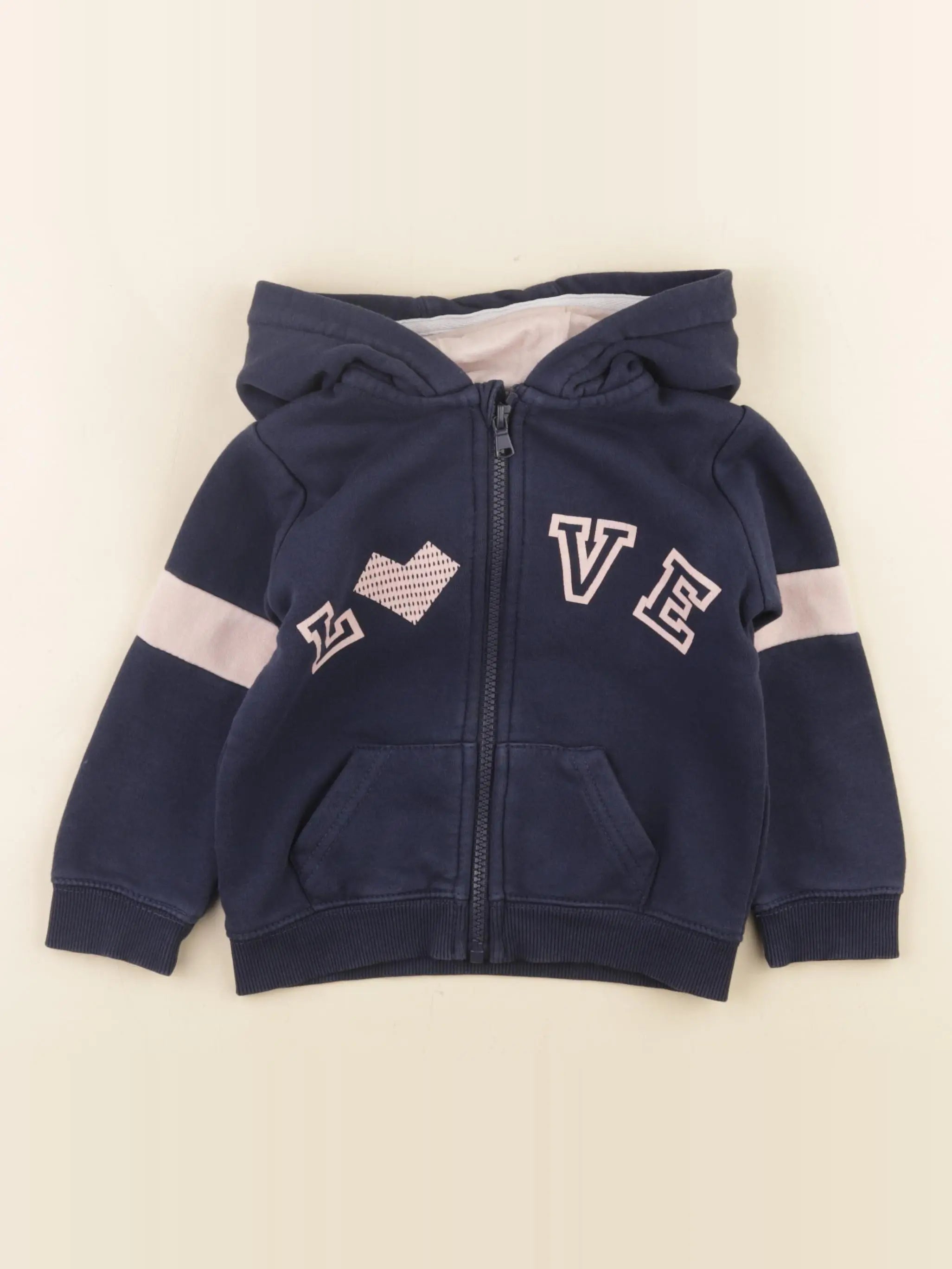 Vertbaudet - sweat bleu - 3 ans
