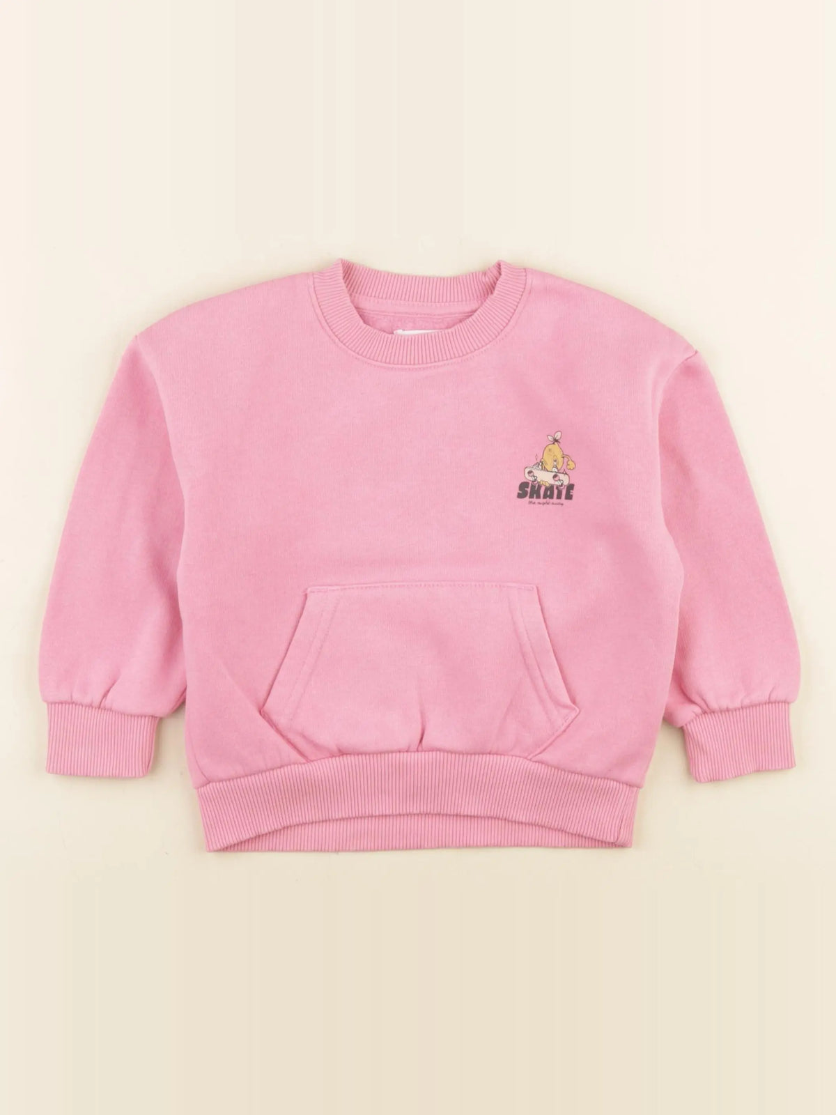 Vertbaudet - sweat rose - 3 ans