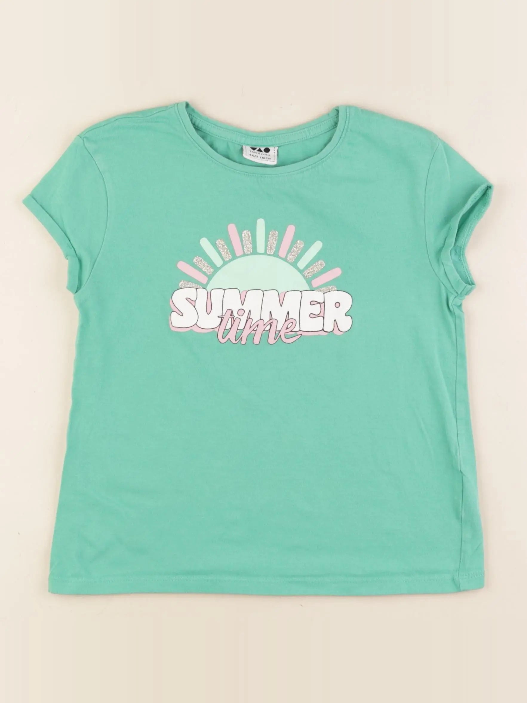 Tape à l'oeil - tee-shirt vert - 6 ans