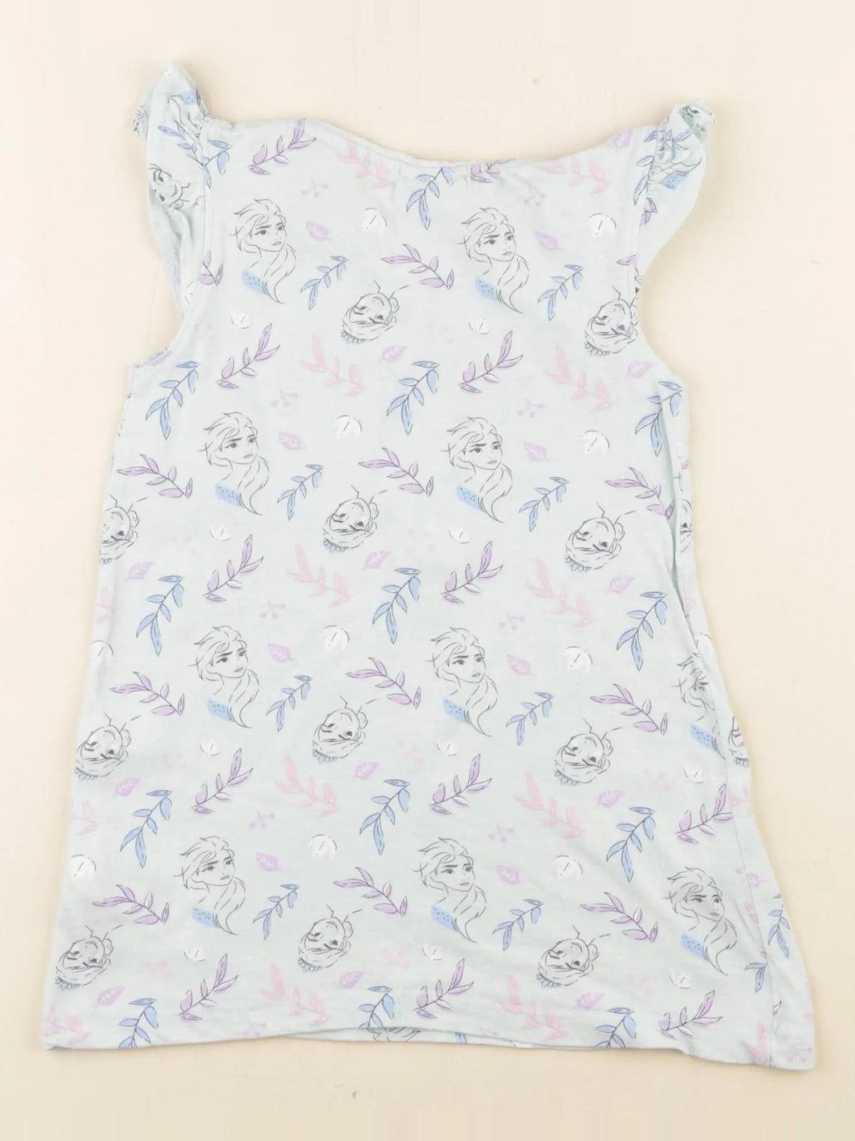 Vertbaudet - chemise de nuit coton bleu - 3 ans