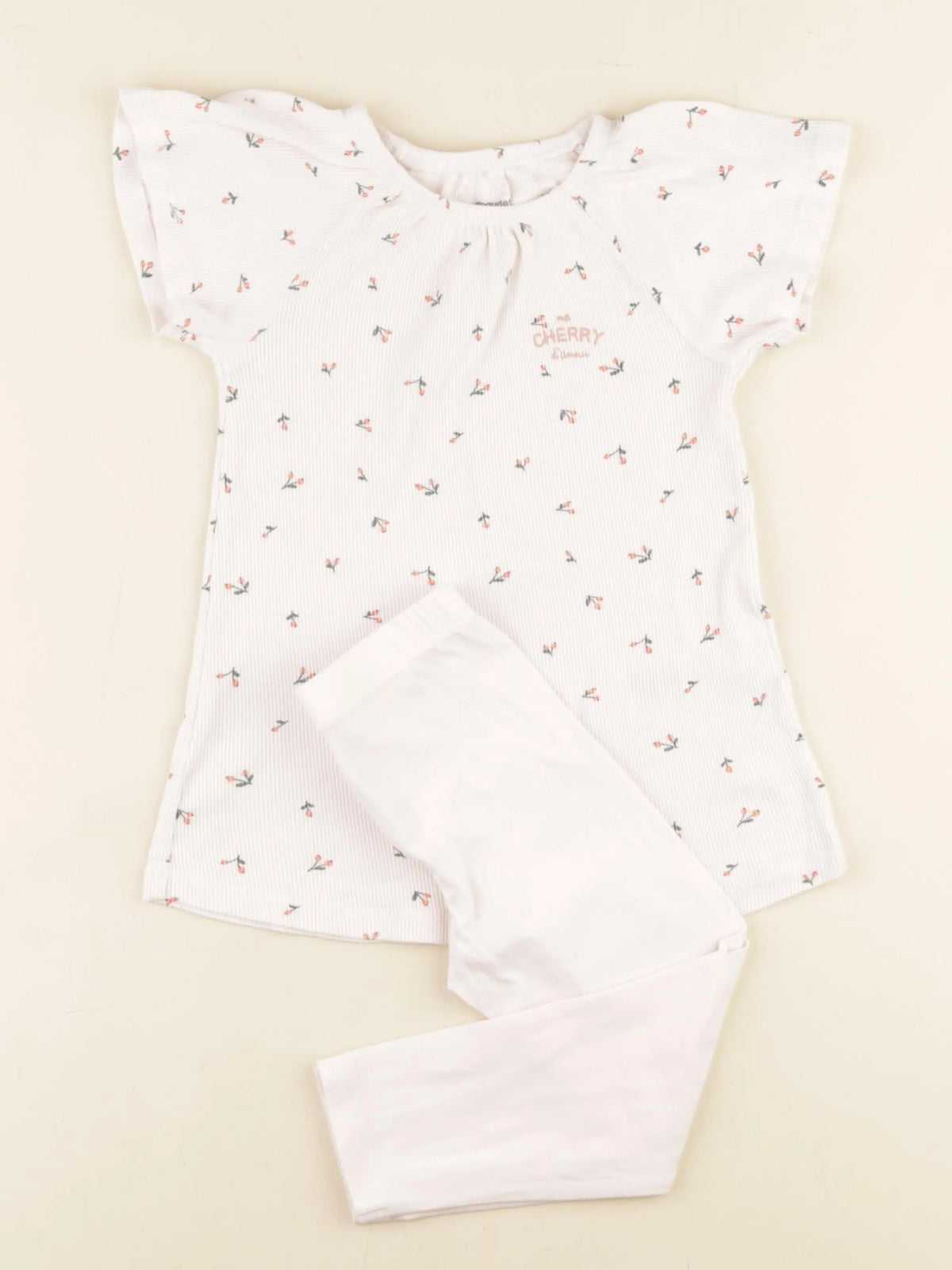 Vertbaudet - pyjama coton rose - 3 ans
