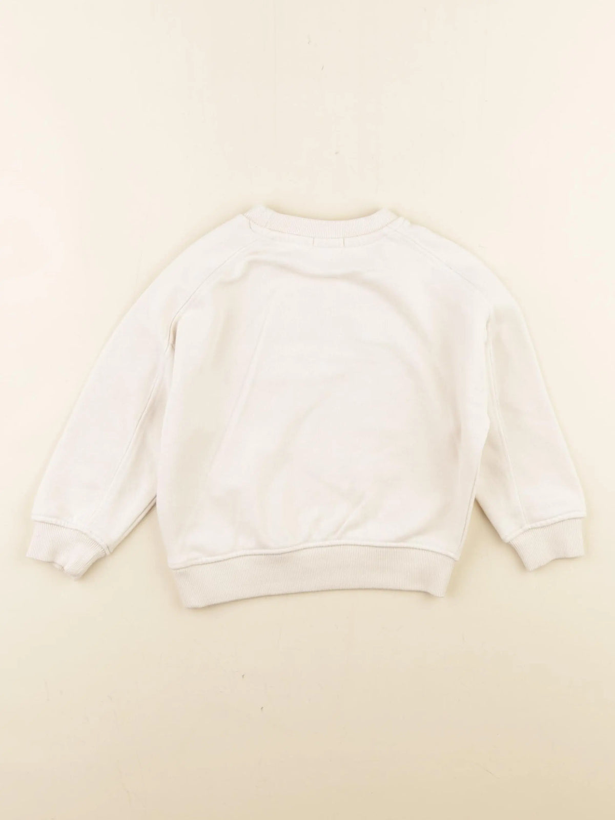 Vertbaudet - sweat beige, or - 3 ans