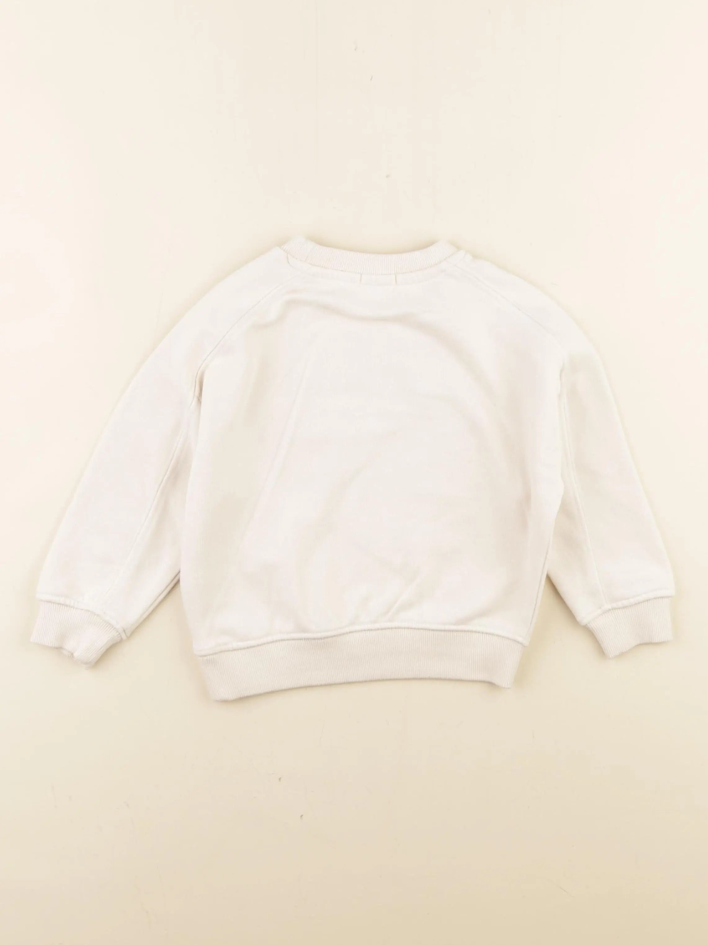 Vertbaudet - sweat beige, or - 3 ans