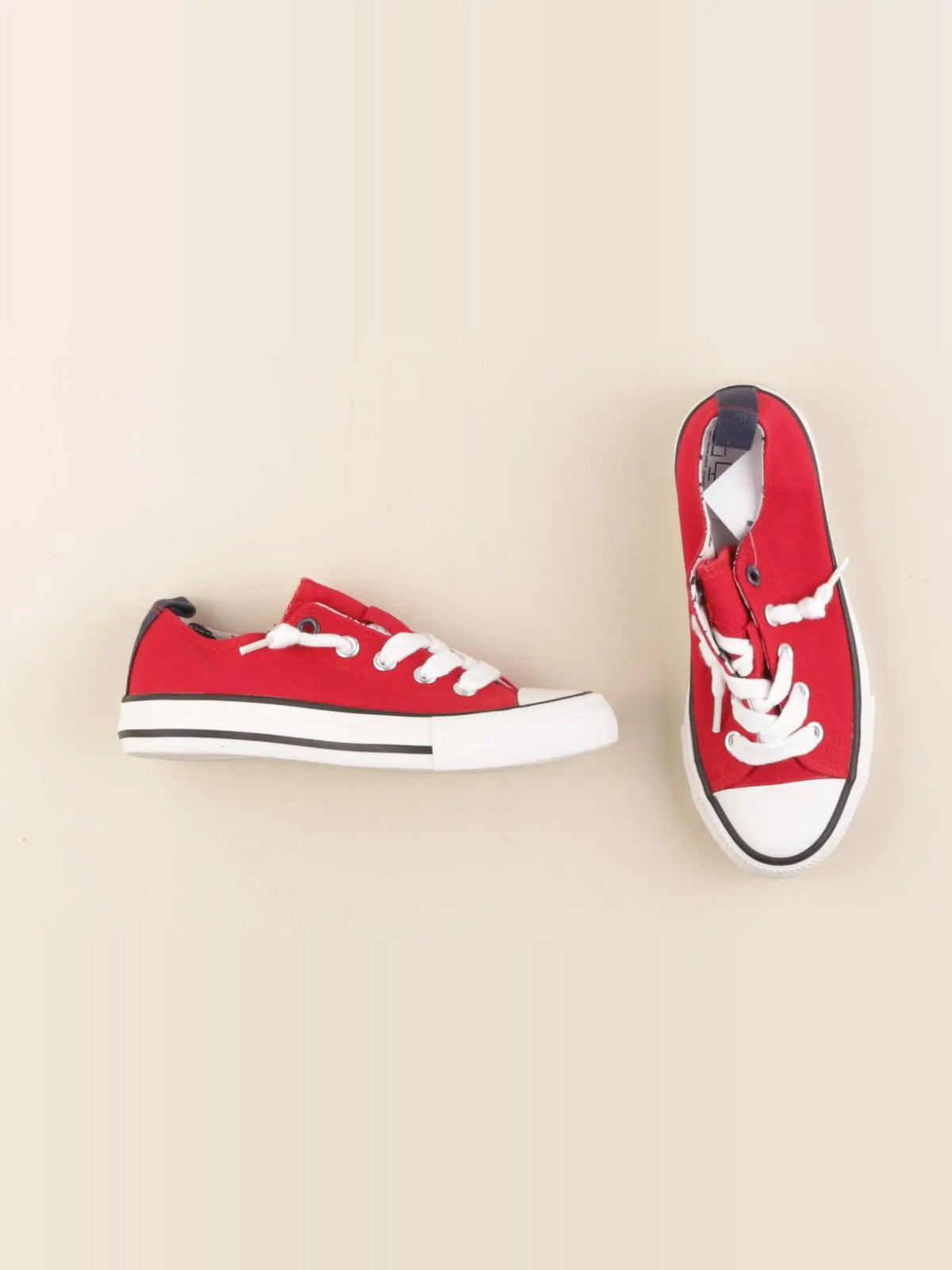 Vertbaudet - tennis élastiqué rouge - pointure 30