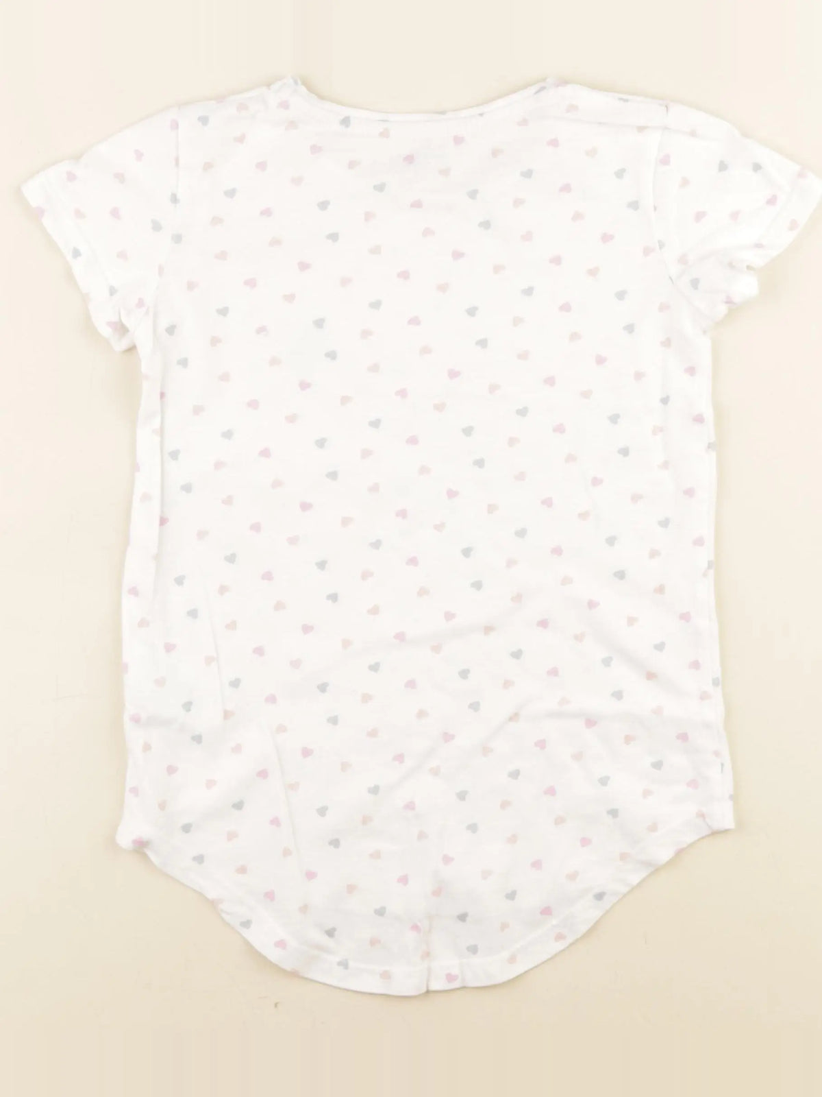 Vertbaudet - chemise de nuit coton blanc, or - 3 ans