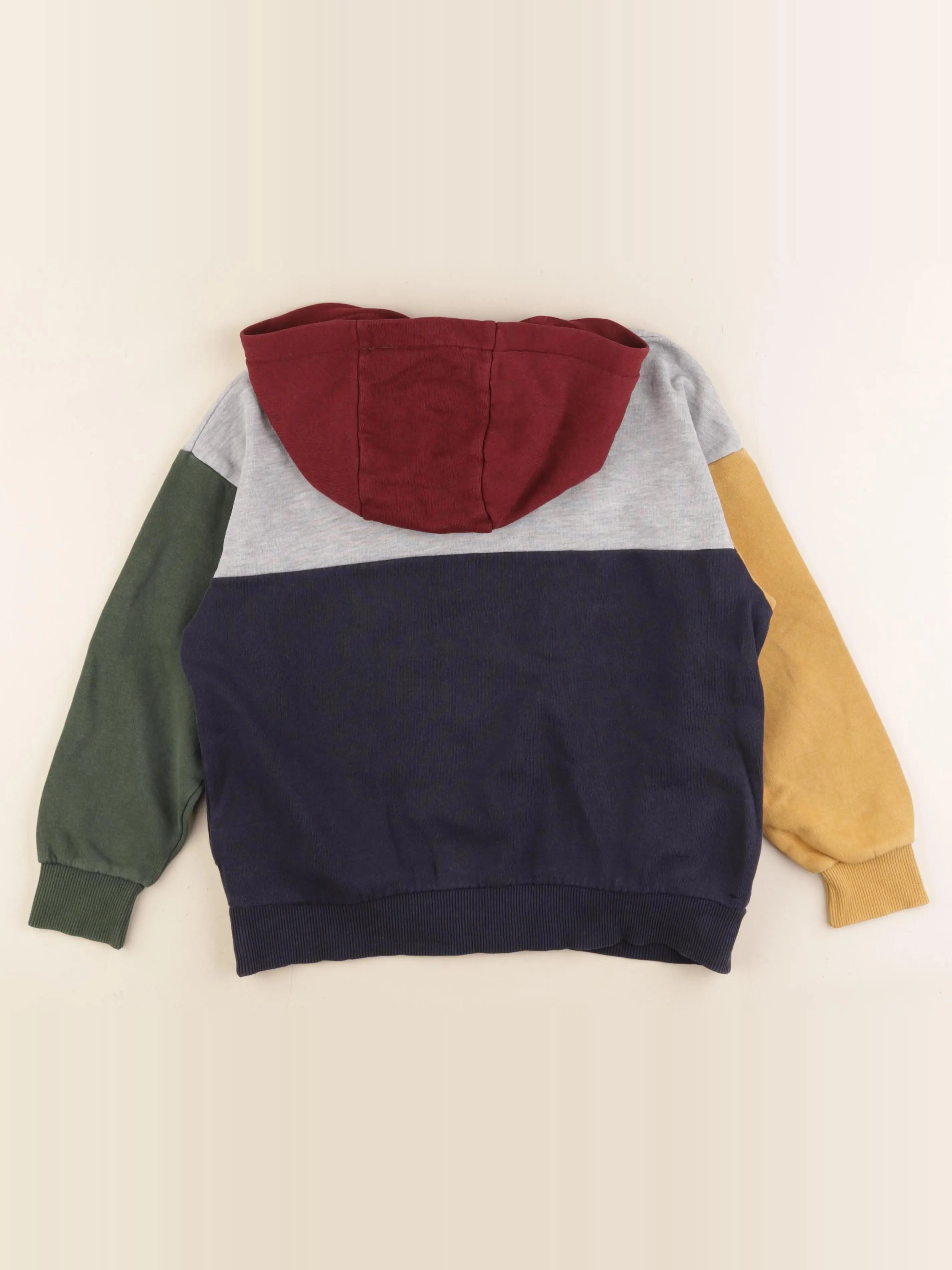 Vertbaudet - sweat multicolore - 10 ans