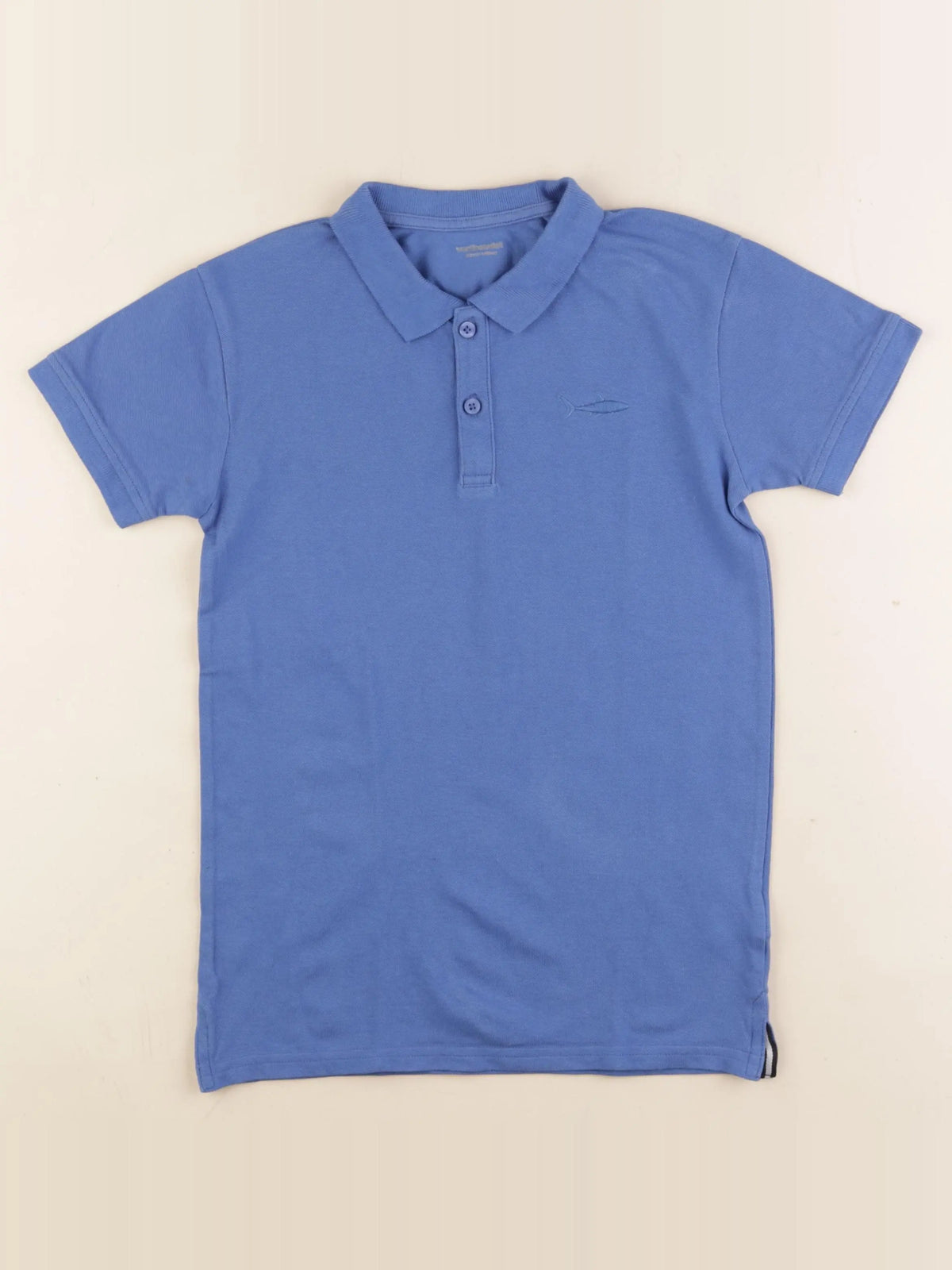 Vertbaudet - polo bleu - 10 ans