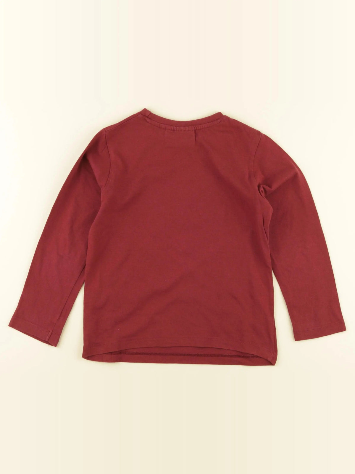 Vertbaudet - tee-shirt rouge - 6 ans