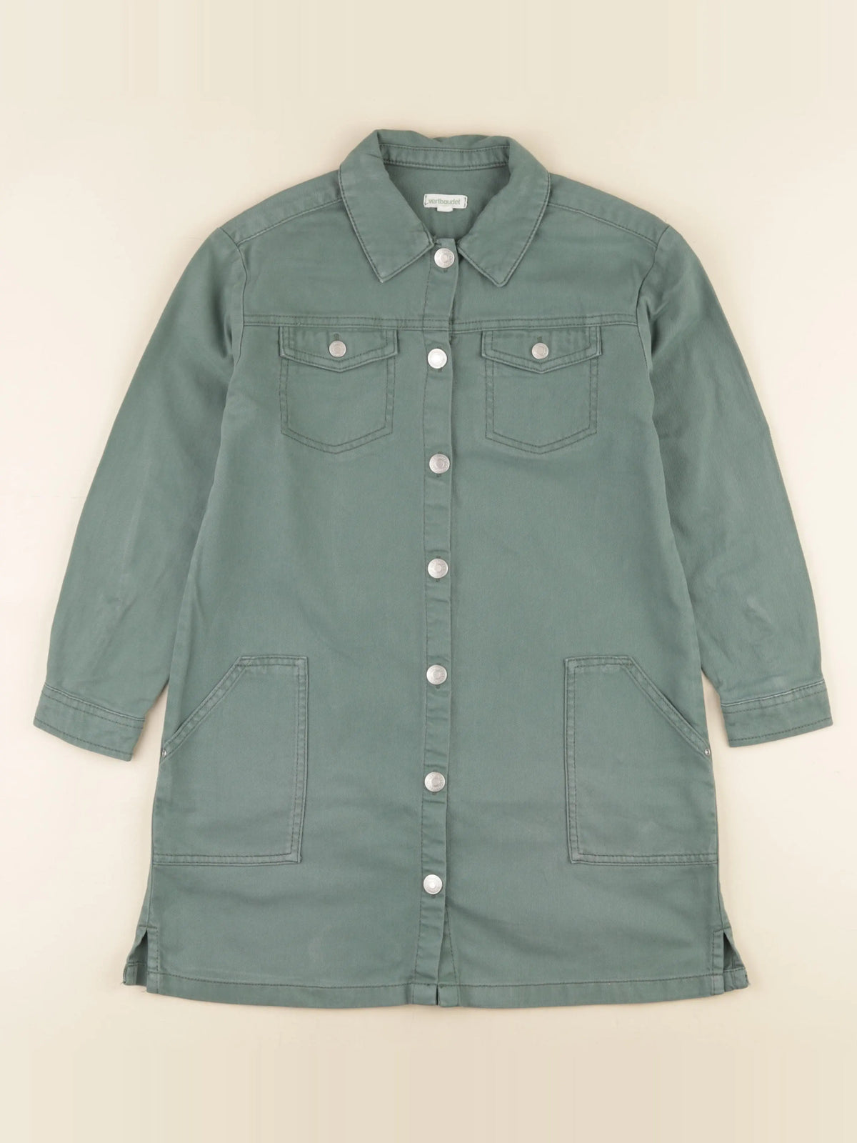 Vertbaudet - robe vert - 10 ans