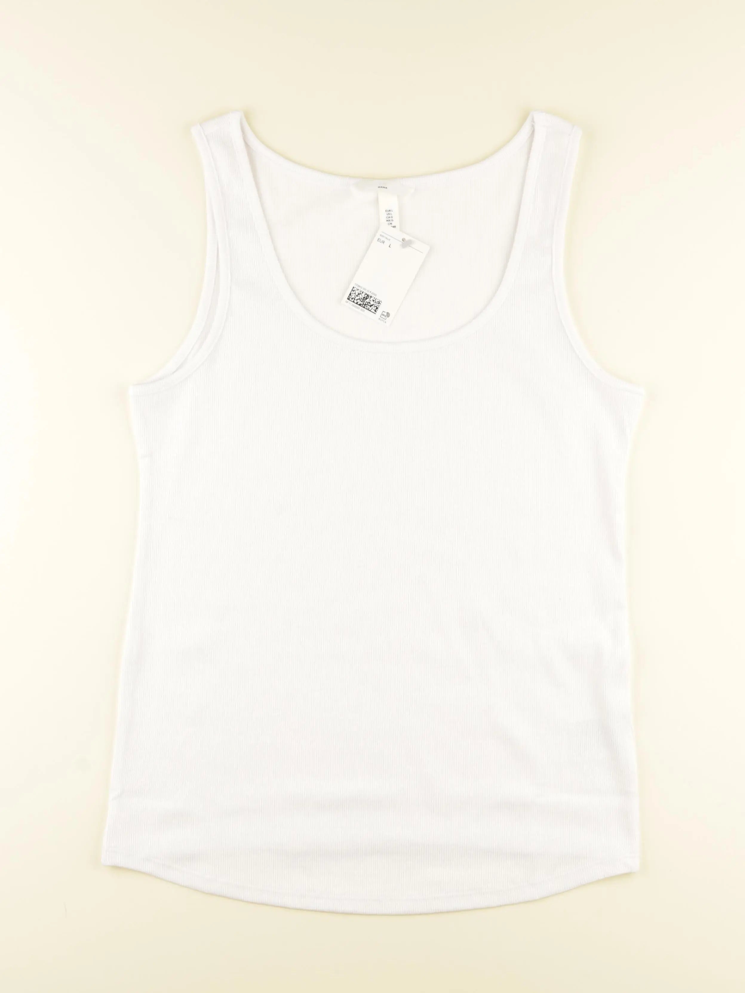 H&M - débardeur grossesse blanc - l