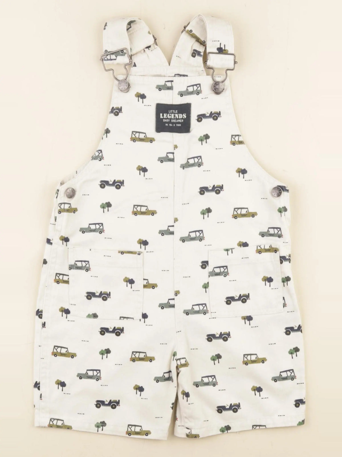 Monoprix - salopette beige - 4 ans