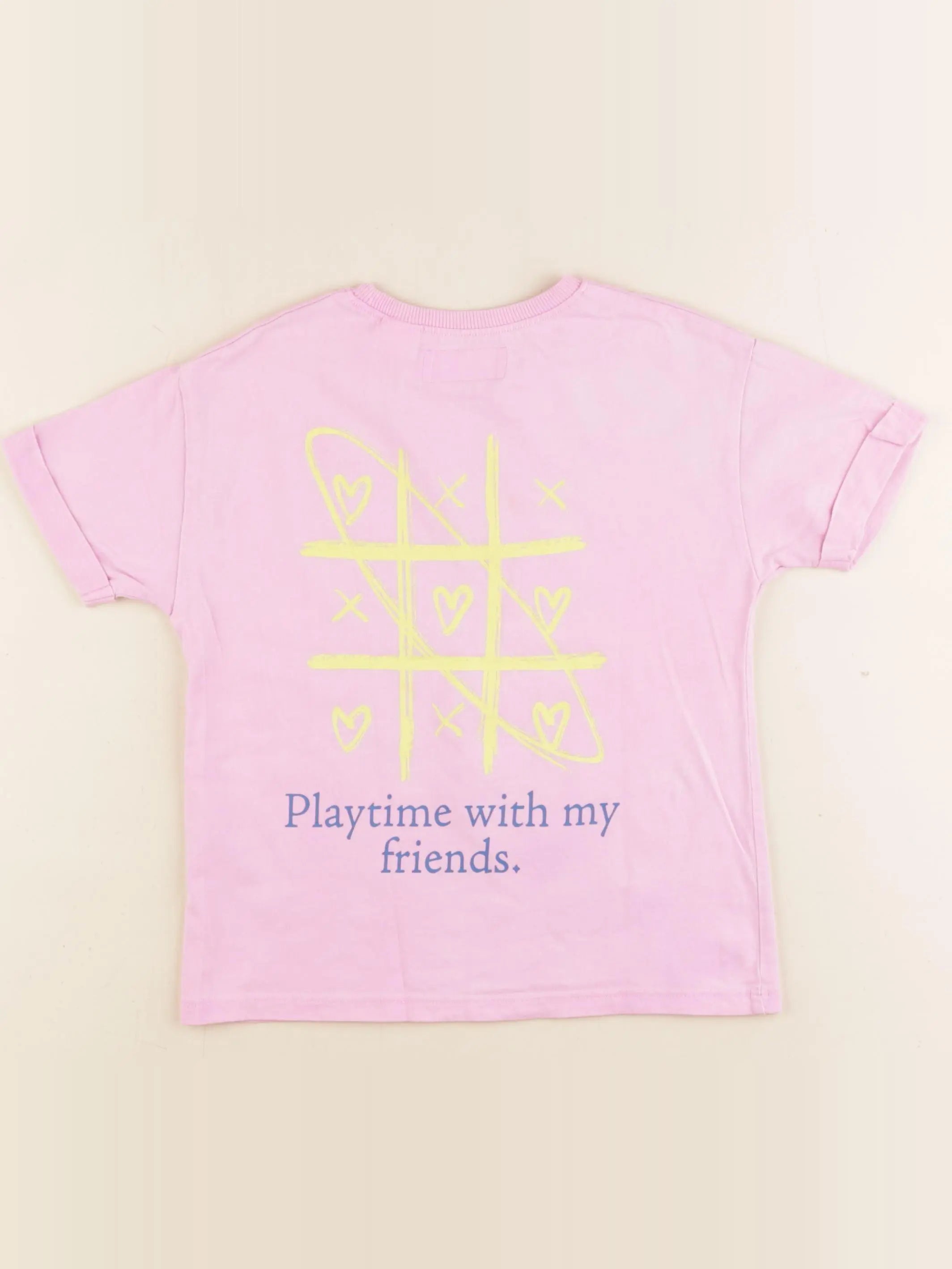 Zara - tee-shirt imprimé au dos rose - 5 ans