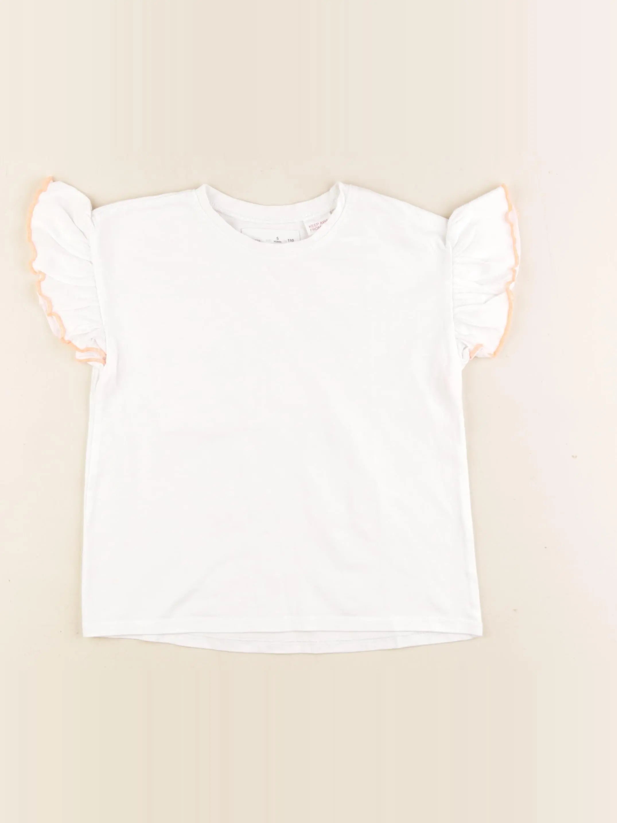 Zara - tee-shirt blanc - 5 ans