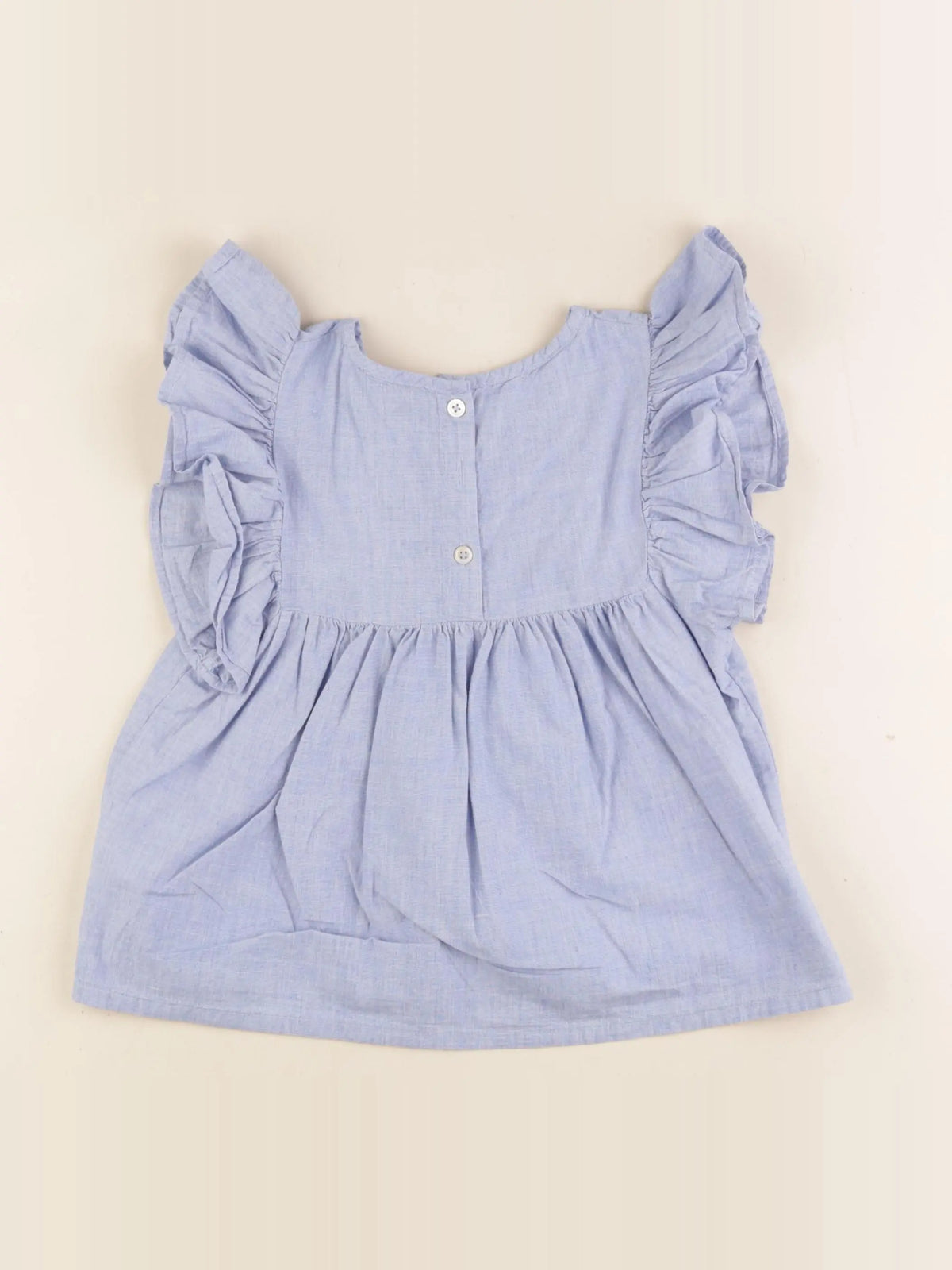 Monoprix - blouse bleu - 5 ans