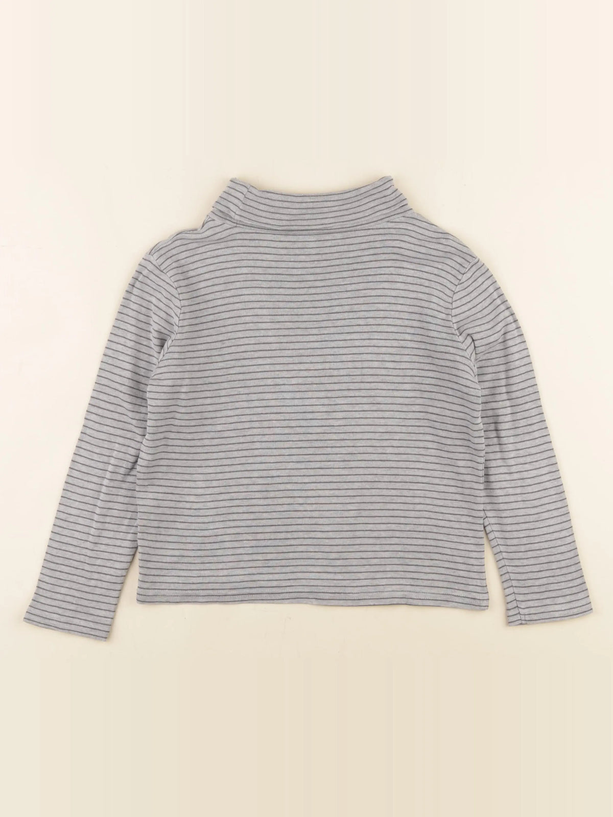 Vertbaudet - sous-pull gris - 8 ans