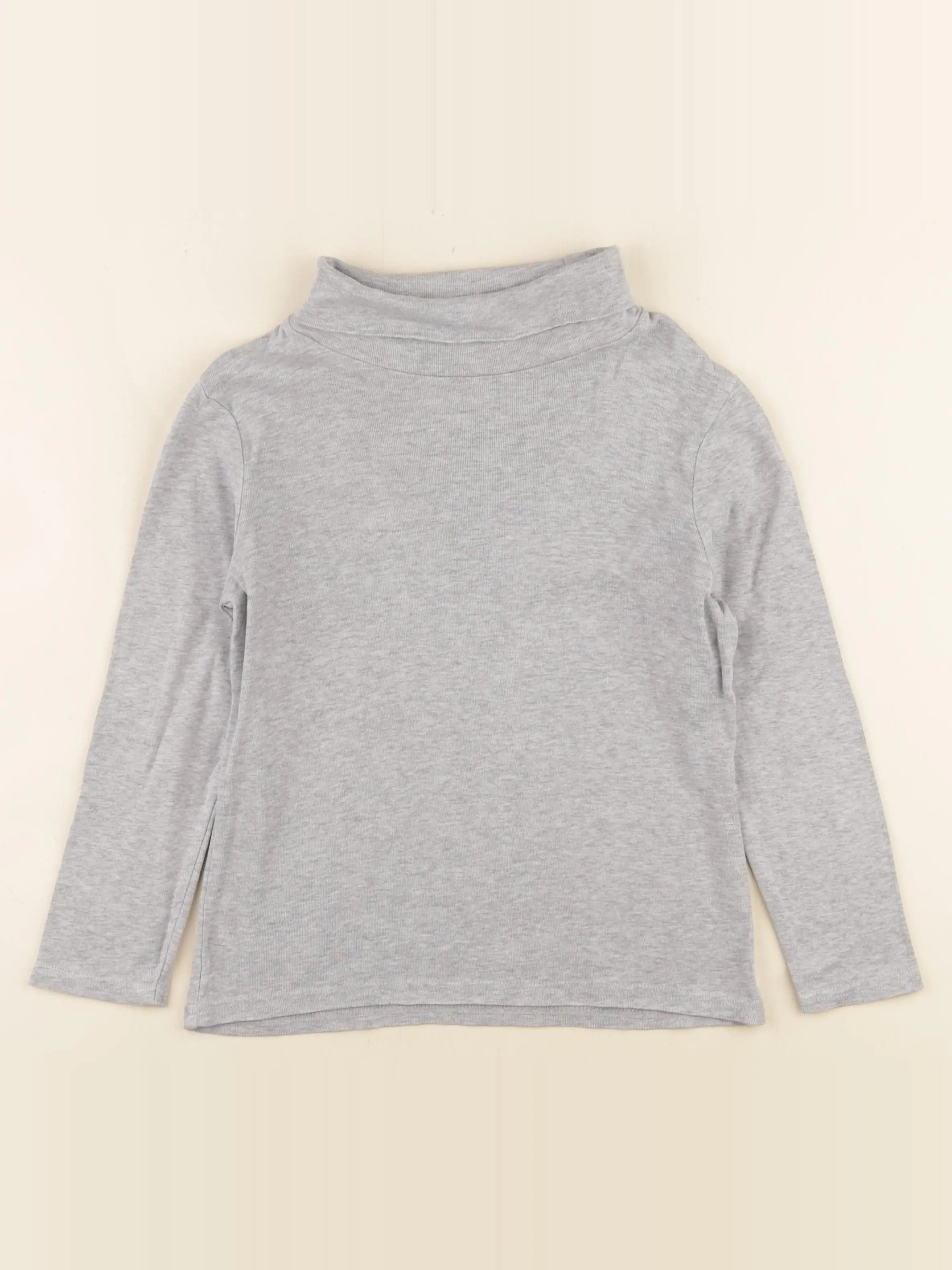 Vertbaudet - sous-pull gris - 8 ans