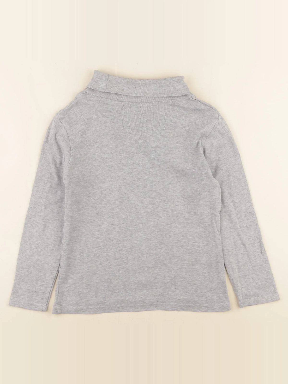 Vertbaudet - sous-pull gris - 8 ans