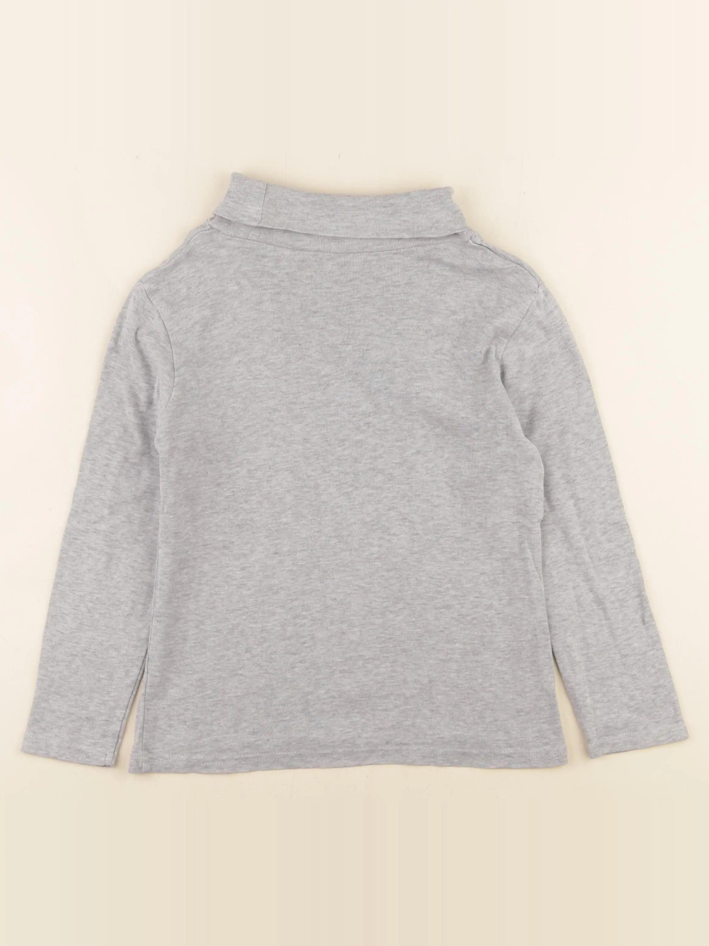 Vertbaudet - sous-pull gris - 8 ans