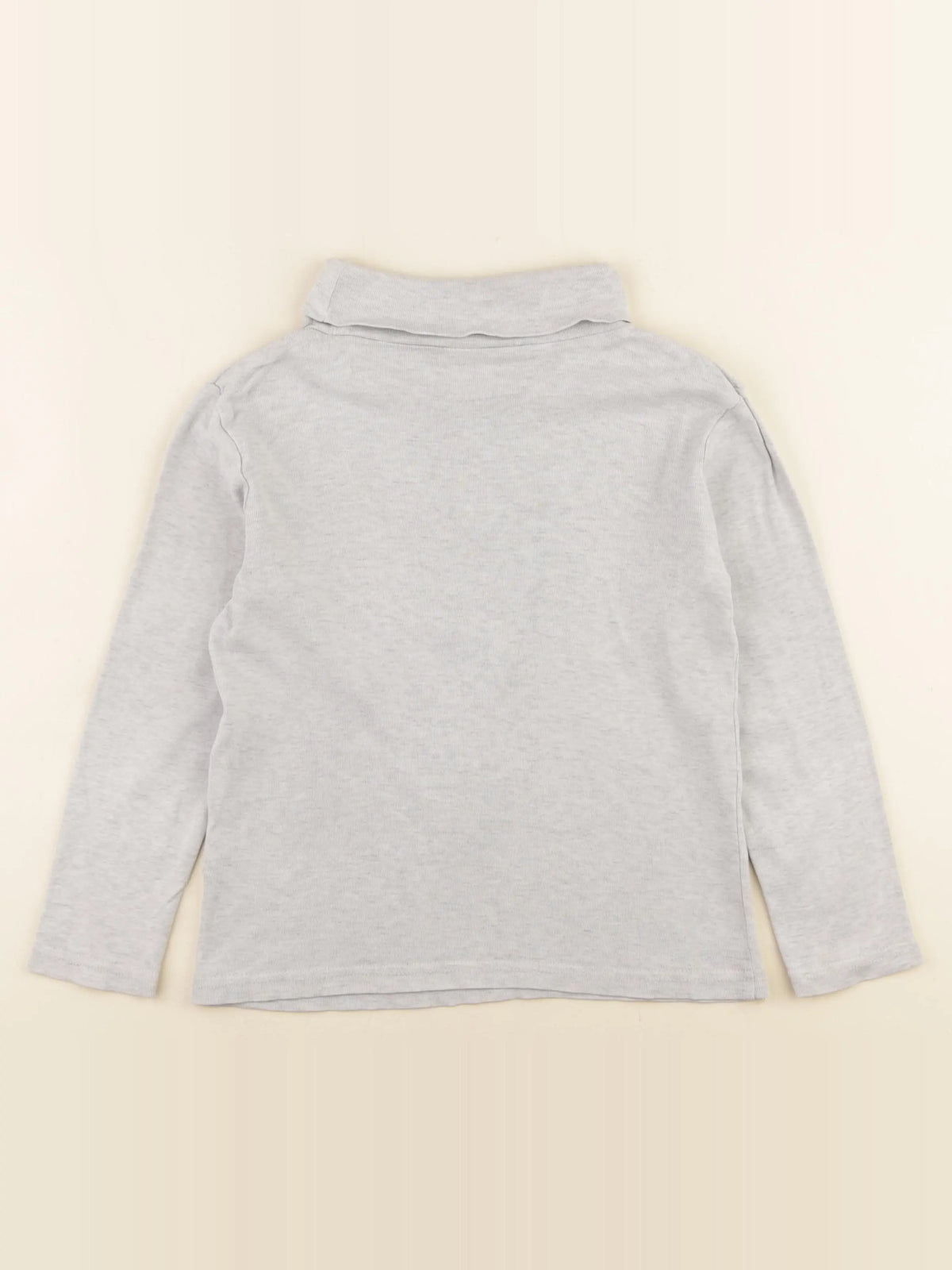 Vertbaudet - sous-pull gris - 8 ans