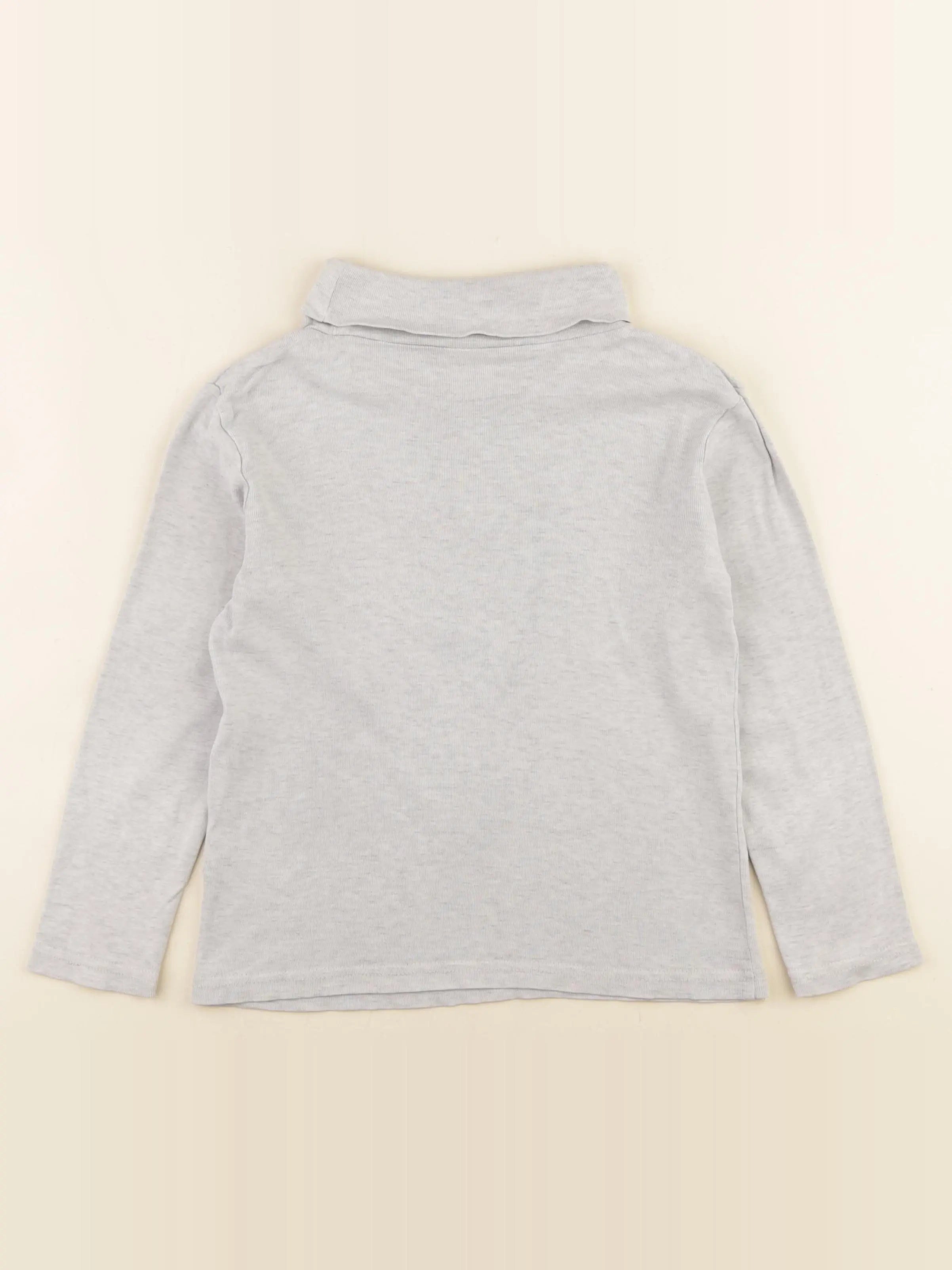 Vertbaudet - sous-pull gris - 8 ans