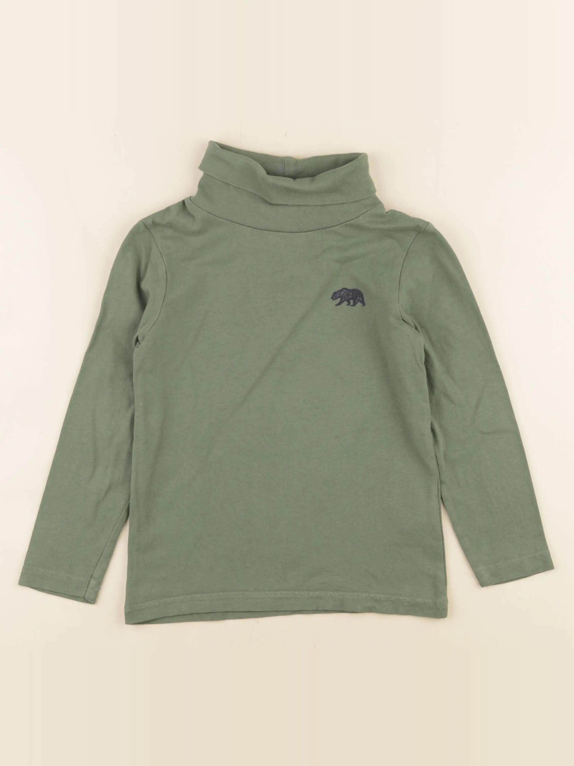 Vertbaudet - sous-pull vert - 6 ans