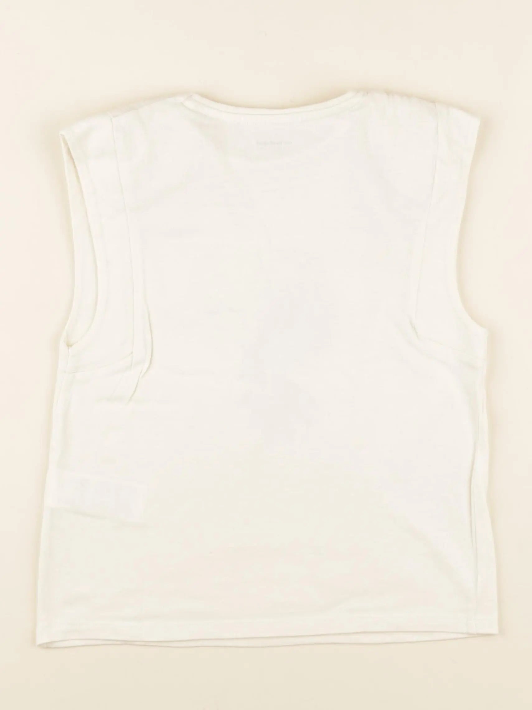 Vertbaudet - débardeur beige, or - 6 ans