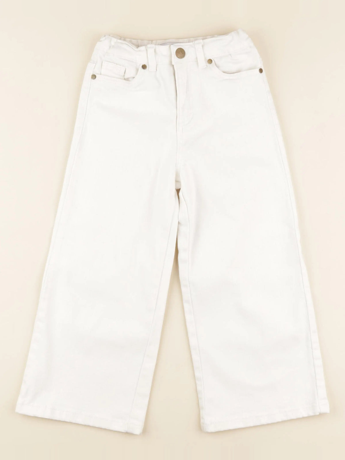 La Redoute - jean blanc - 7 ans