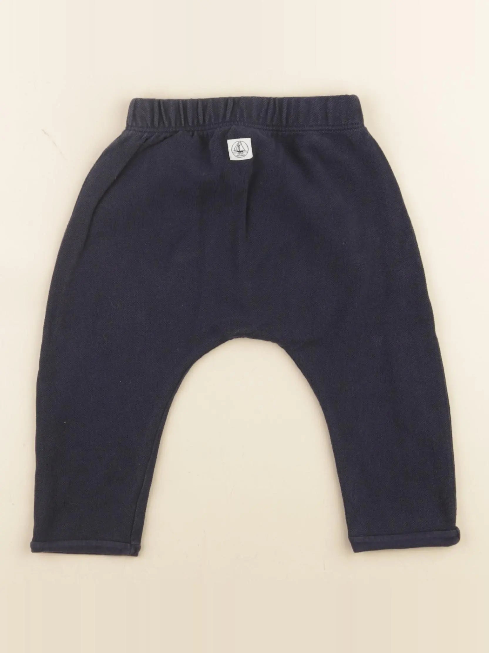 Petit Bateau - sarouel bleu - 12 mois